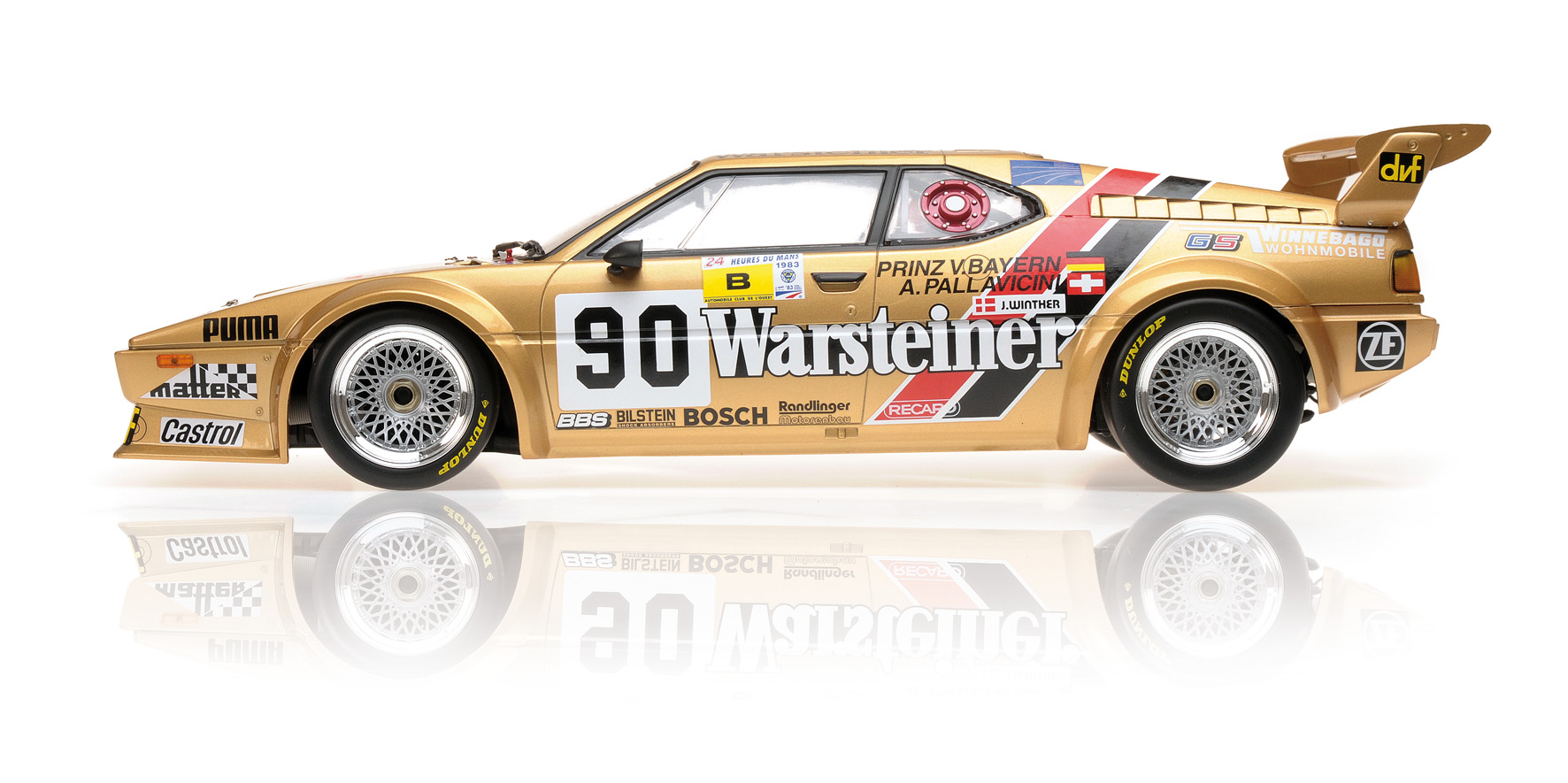 BMW M1 GR.B - PALLAVICINI/WINTHER/VON BAYERN - 24H LE MANS 1983
