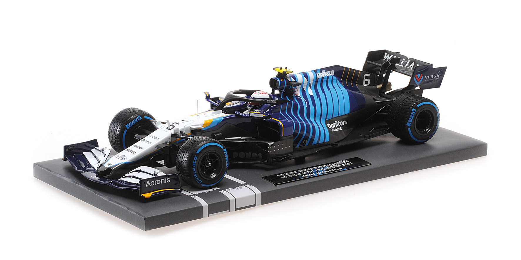 WILLIAMS RACING MERCEDES FW43B - NICHOLAS LATIFI- BELGIAN GP 2021
