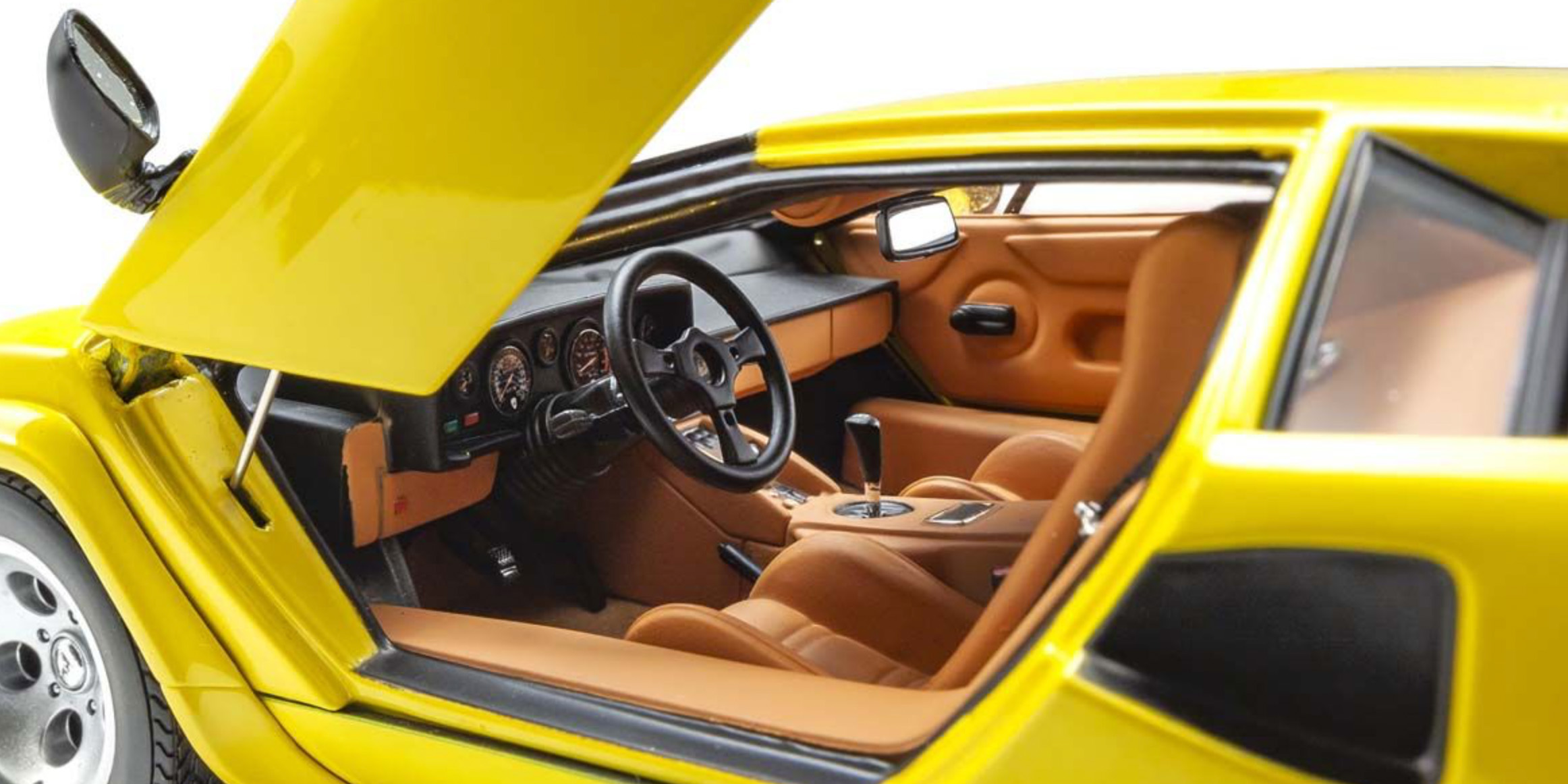 LAMBORGHINI COUNTACH LP5000 QUATTROVALVOLE - YELLOW - (08320Y)