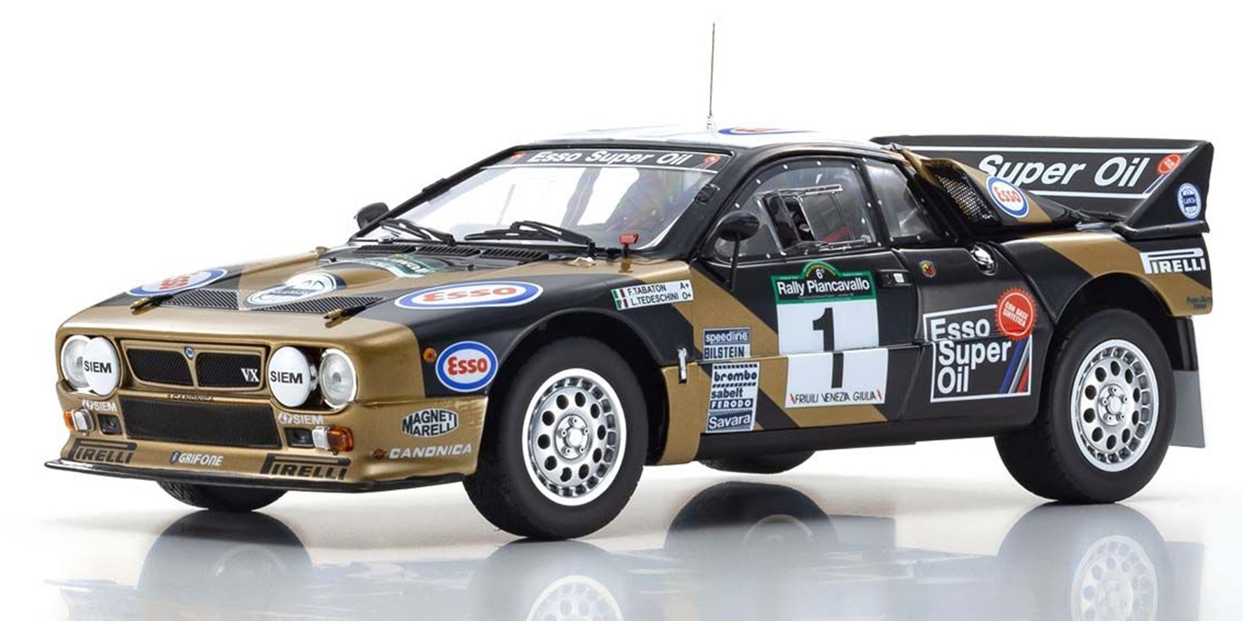 LANCIA RALLYE 037 - #1 - PIANCAVALLO 1985 - WINNER TABATON/TEDESCHINI  (08306E)