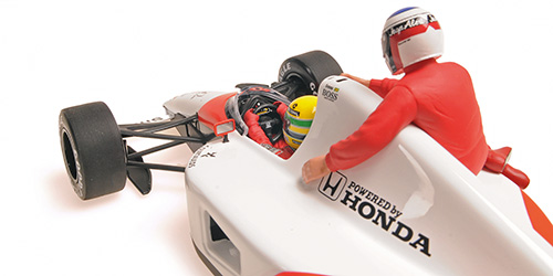 MCLAREN HONDA MP4/6 - AYRTON SENNA - W/JEAN ALESI RIDING - MEXICO GP 1991