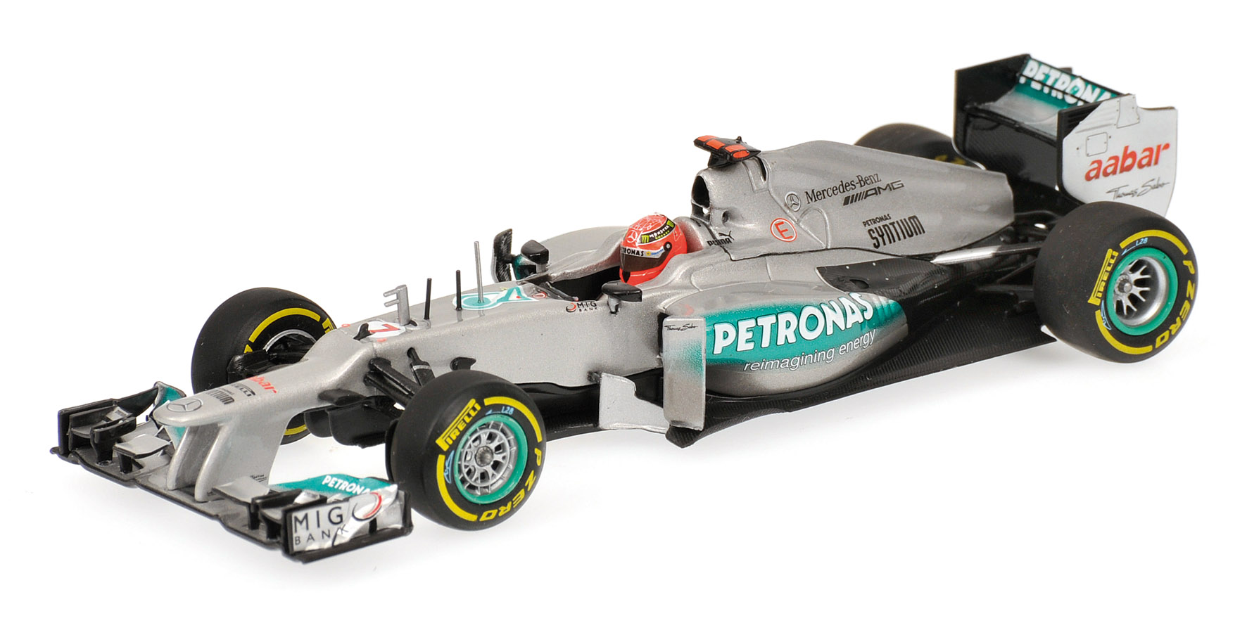 MERCEDES AMG PETRONAS F1 TEAM W03 - MICHAEL SCHUMACHER - 2012