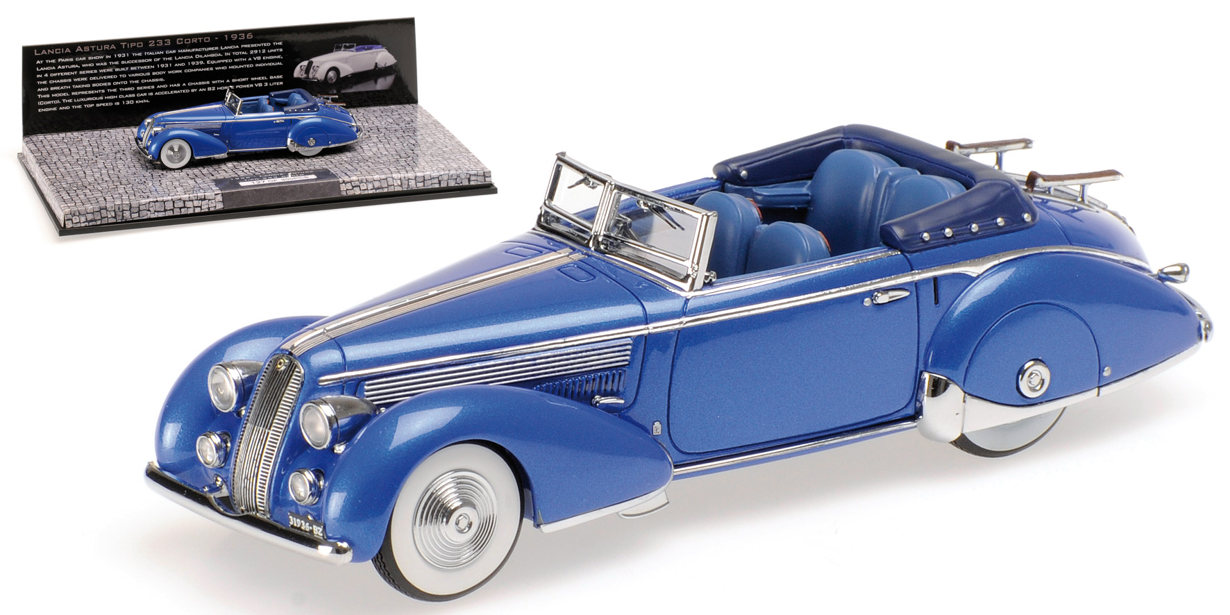 LANCIA ASTURA TIPO 233 CORTO - 1936 - BLUE