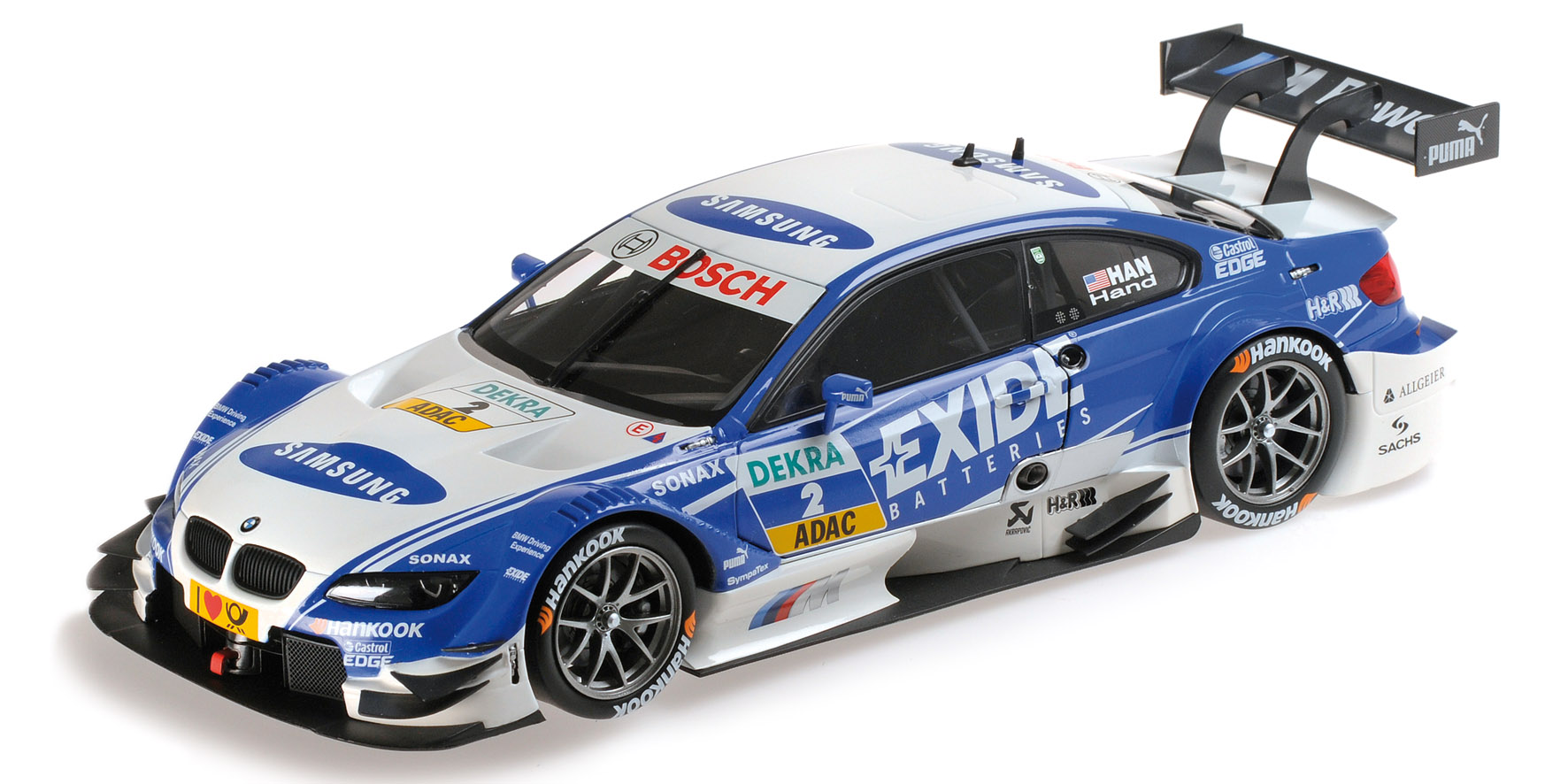 BMW M3 DTM - 'EXITE BATTERIES' - BMW TEAM RMG REINHOLD - JOEY HAND - DTM 2012