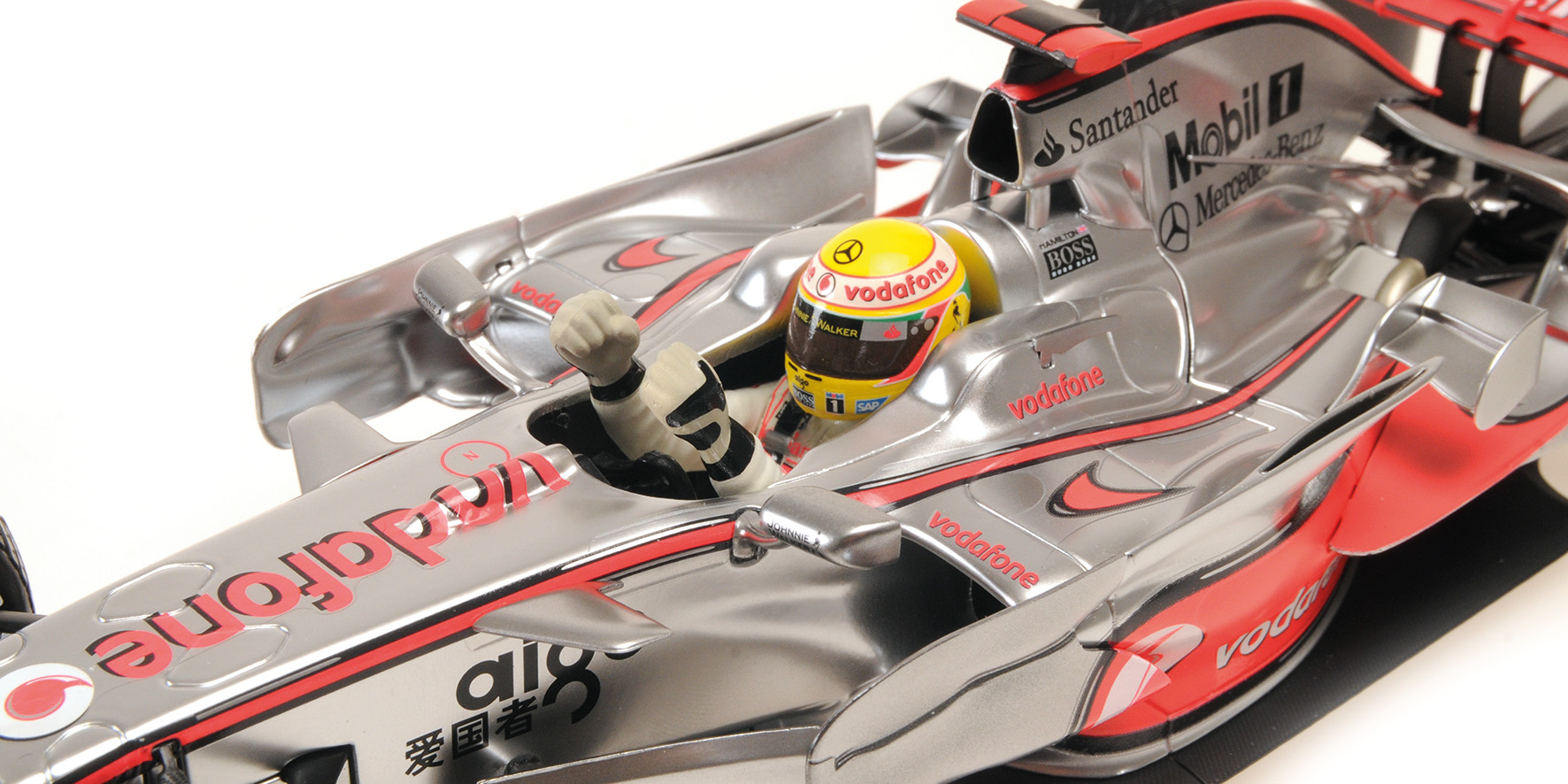 VODAFONE MCLAREN MERCEDES - MP4/23 - LEWIS HAMILTON - WORLD CHAMPION 2008 - BRAZIL GP
