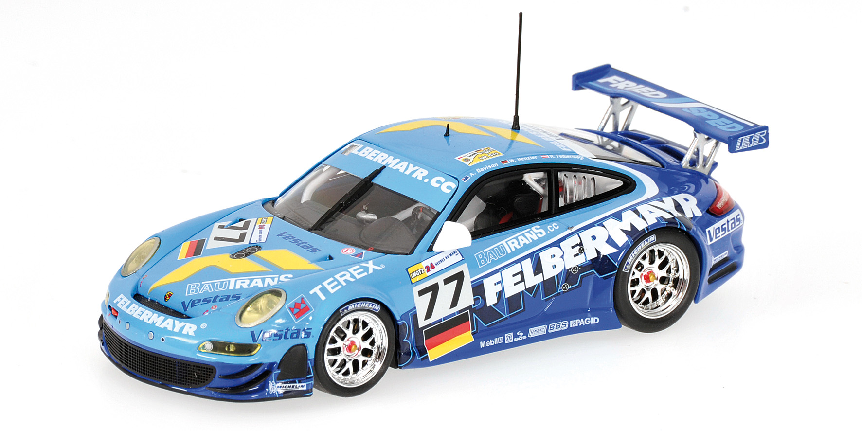 PORSCHE 911 GT3 RSR - TEAM FELBERMAYR PROTON - FELBERMAYR SR./DAVISON/HENZLER - 24H LE MANS 2008