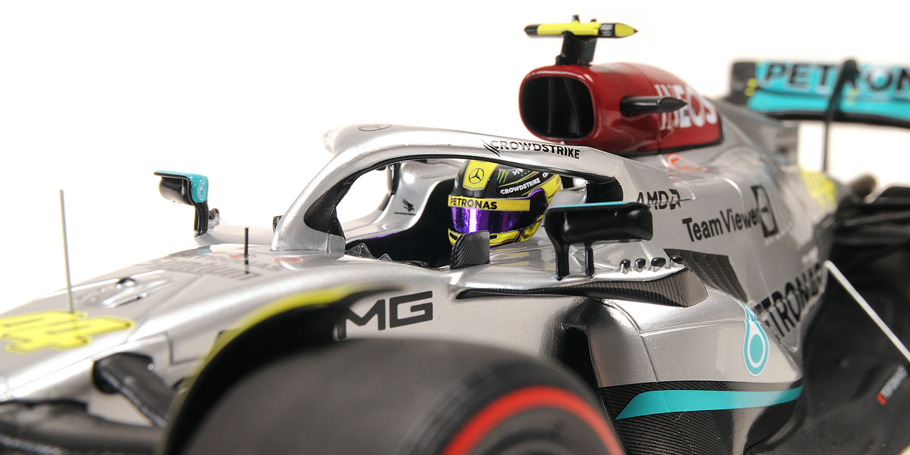 MERCEDES-AMG PETRONAS FORMULA ONE TEAM F1 W13 E PERFORMANCE - LEWIS HAMILTON - SPAIN GP 2022