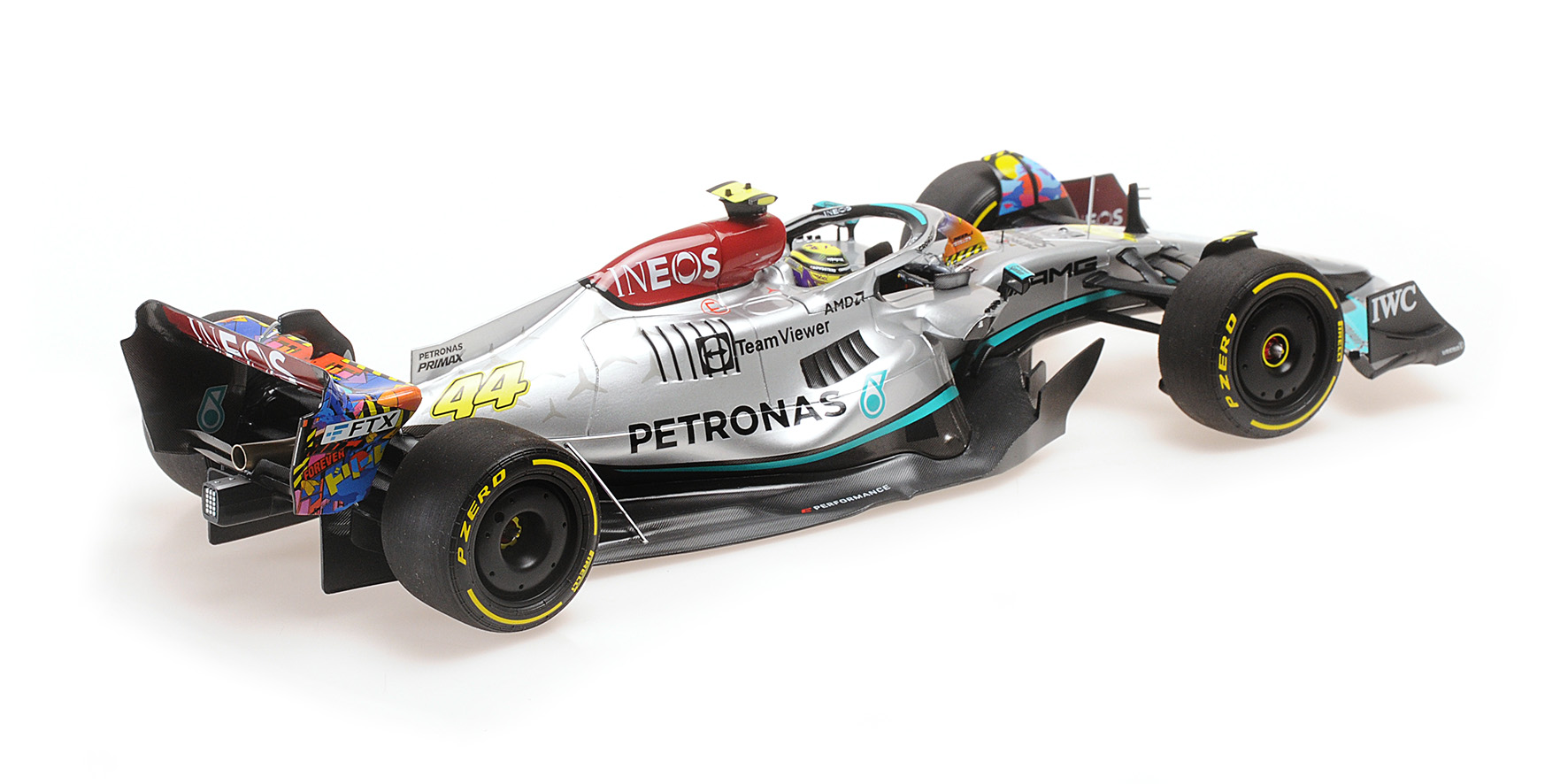 MERCEDES-AMG PETRONAS FORMULA ONE TEAM F1 W13 E PERFORMANCE - LEWIS HAMILTON - MIAMI GP 2022