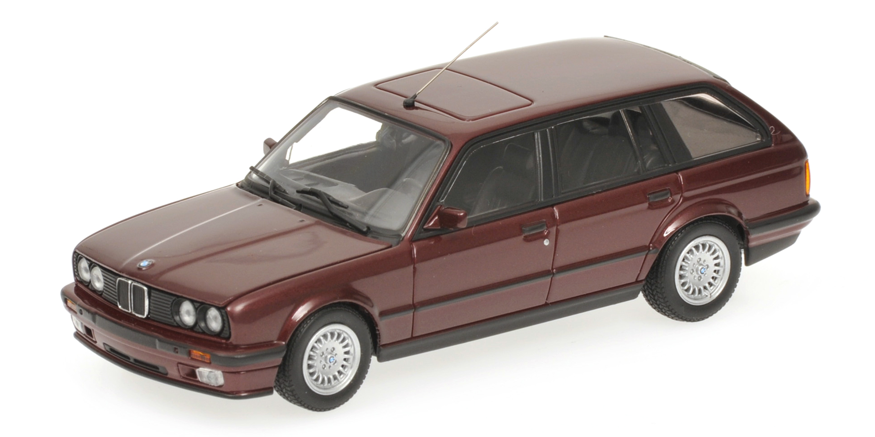 BMW 3-SERIES TOURING (E30) - 1989 - RED METALLIC (CALYPSOROT)