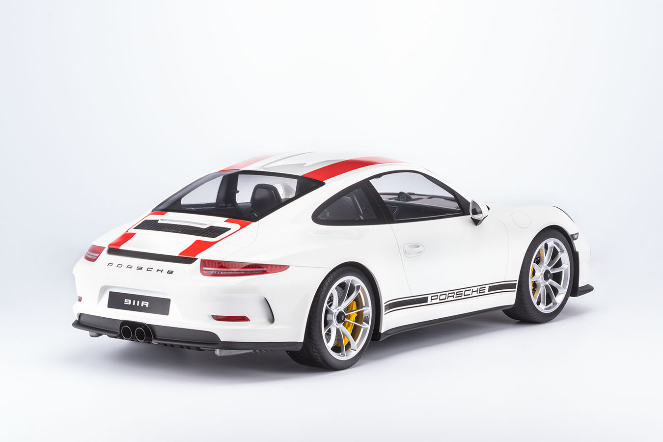 PORSCHE 911 (991.1) R - 2016 - WEISS ROTES DEKOR (191)