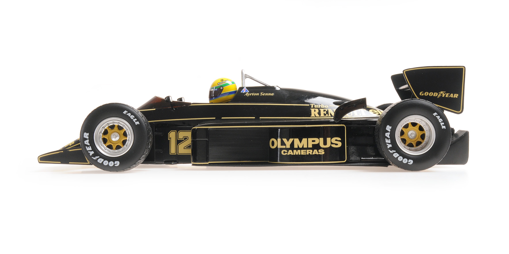 LOTUS RENAULT 97T - AYRTON SENNA - GP PORTUGAL 1985 (W/RAIN TYRES)