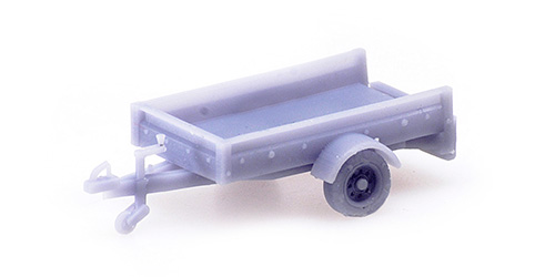 1-AXLE TRAILER W/OPEN FLATBED