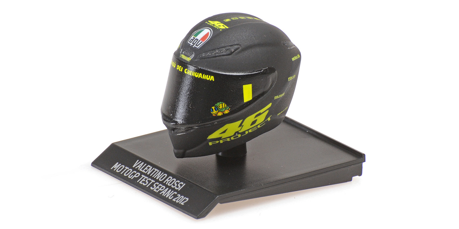 HELMET - VALENTINO ROSSI - MOTOGP TEST SEPANG 2012