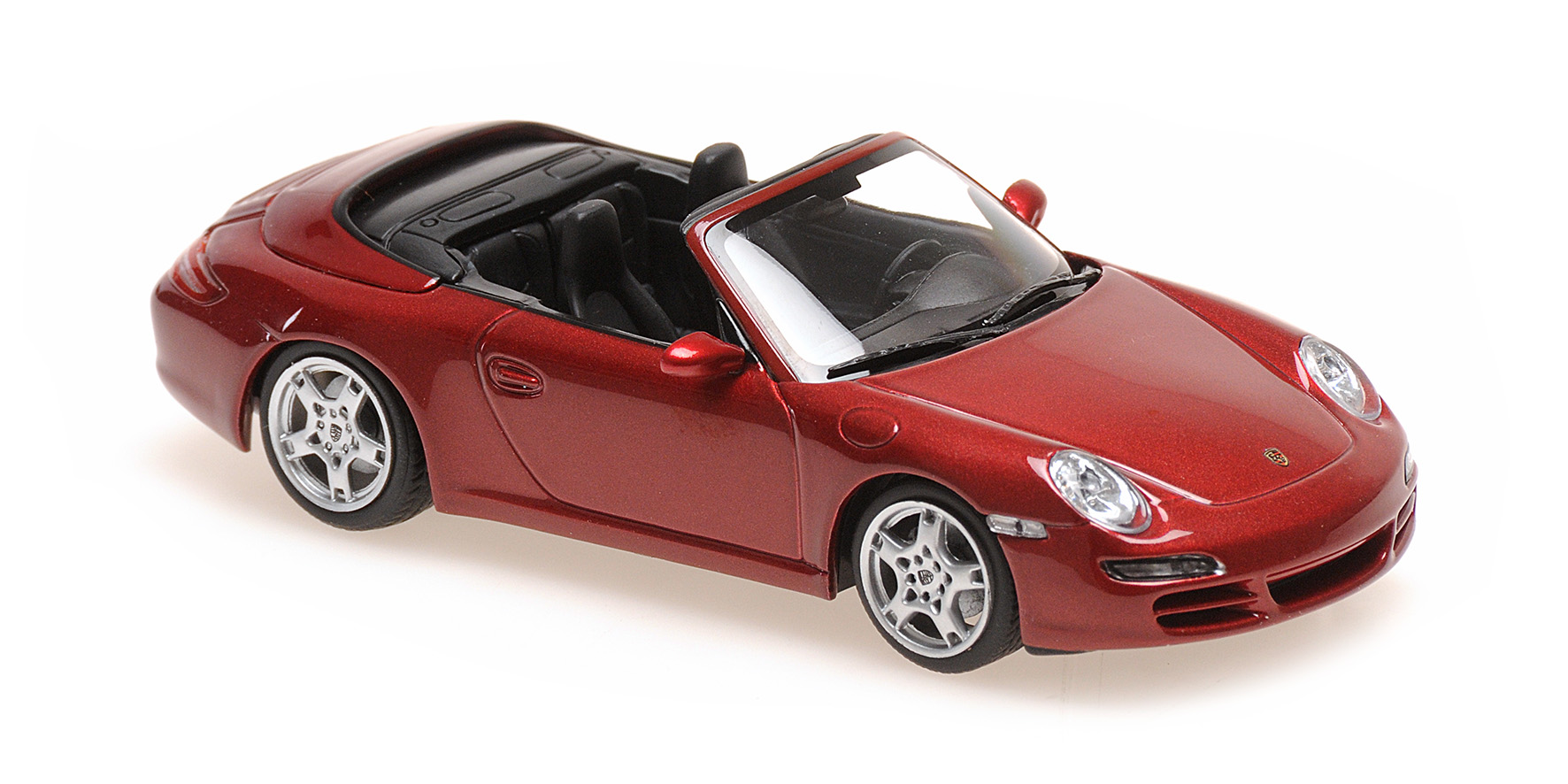 PORSCHE 911 CARRERA S CABRIOLET - 2005 - RED METALLIC