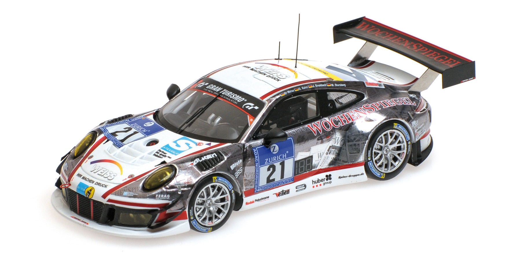 PORSCHE 911 GT3 R (991) - MANTHEY RACING - STURSBERG/KRUMBACH/KAINZ/WEISS - 24H NÜRBURGRING 2016