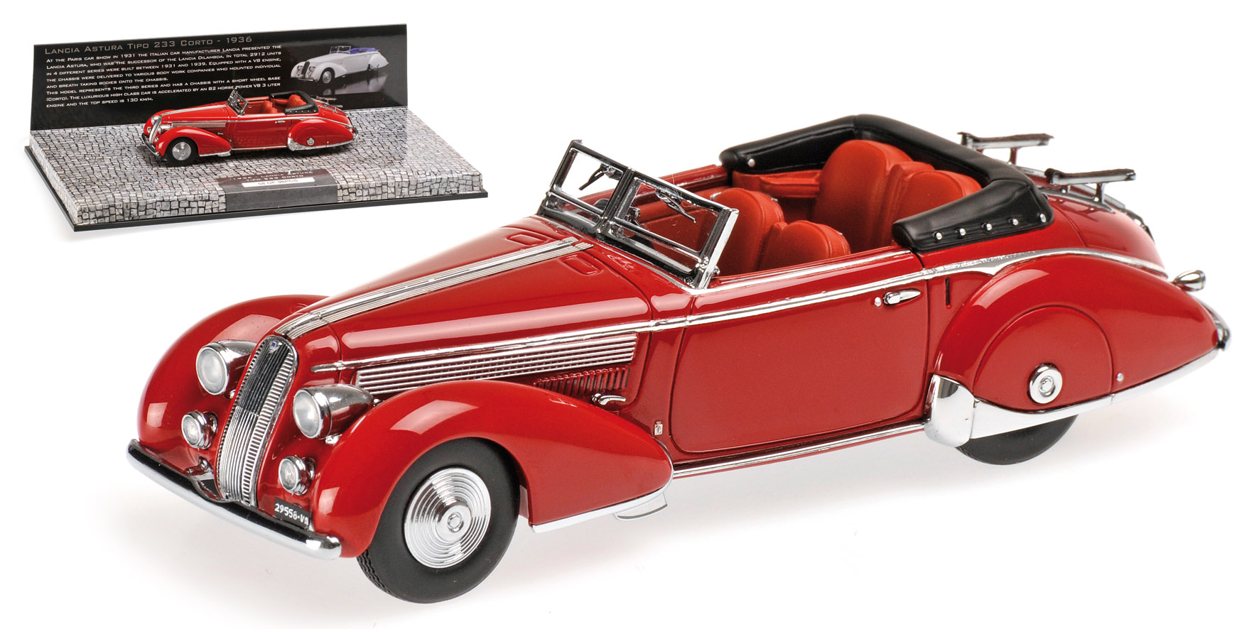 LANCIA ASTURA TIPO 233 CORTO - 1936 - RED