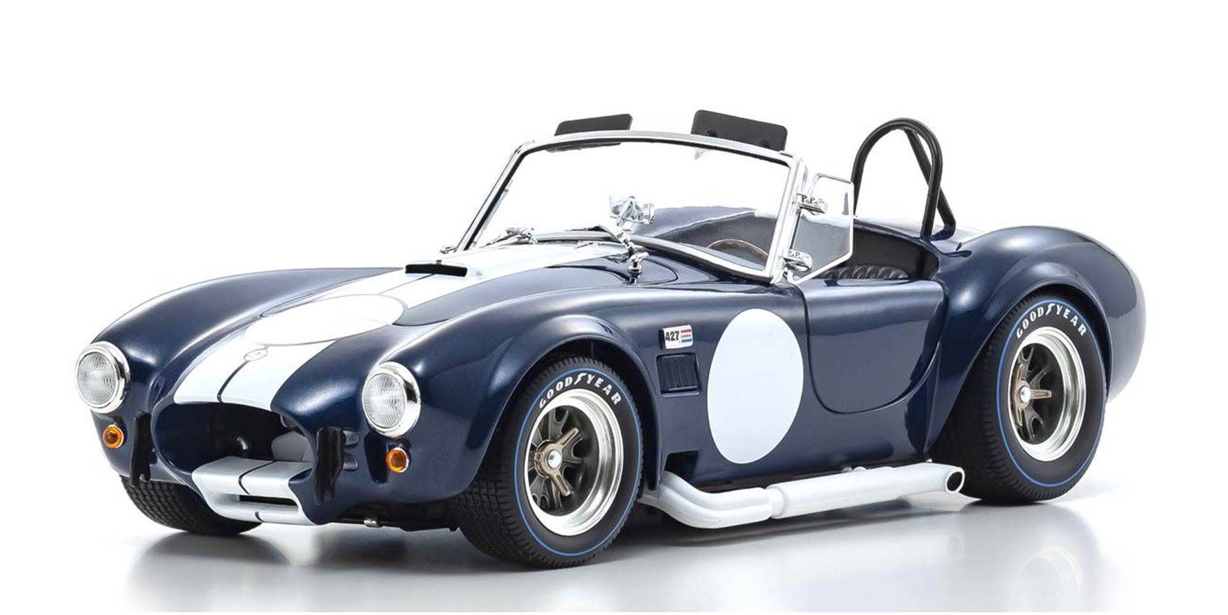 SHELBY COBRA 427 S/C - DARK BLUE/WHITE (08047DBL)