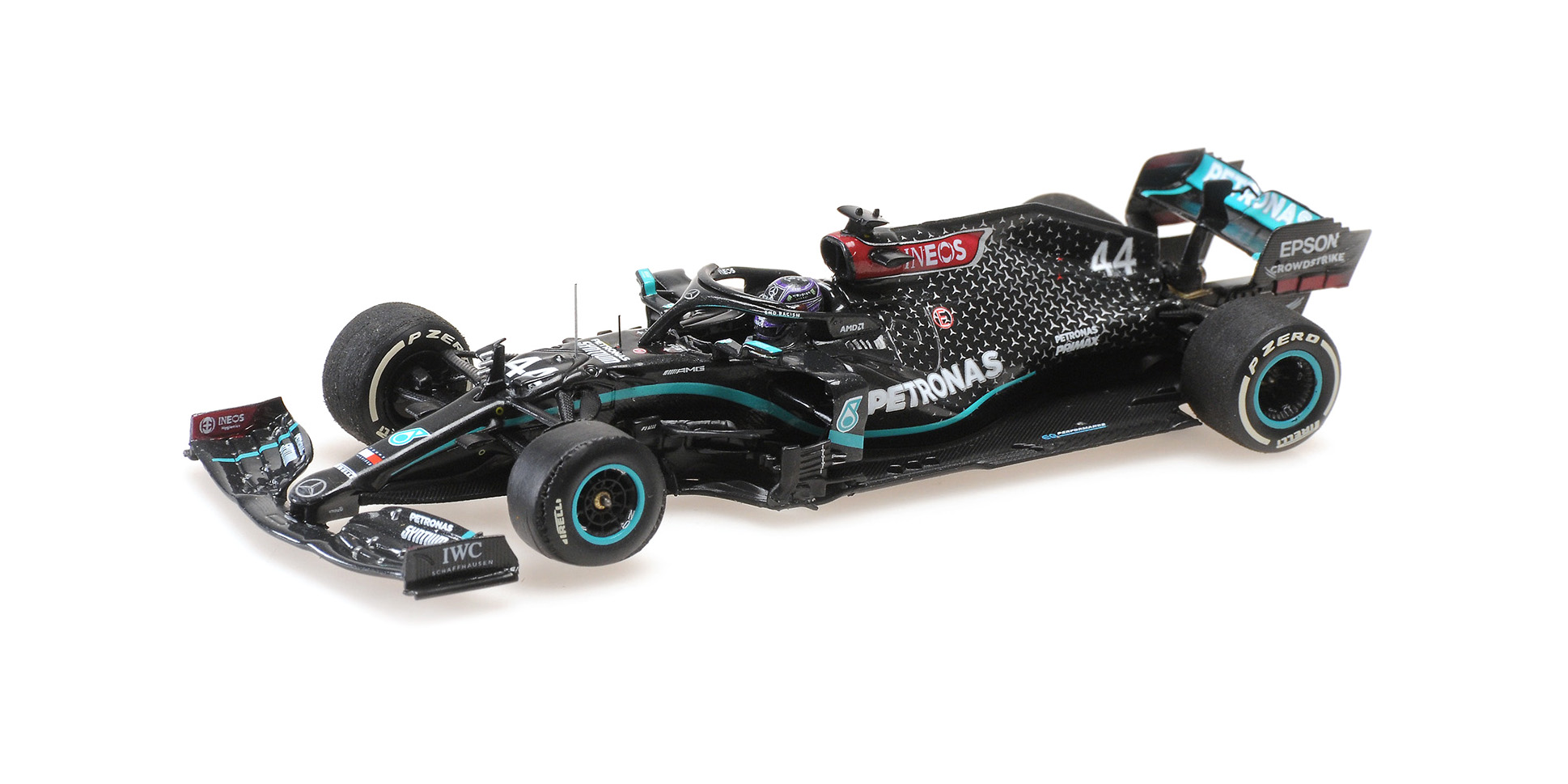 MERCEDES-AMG PETRONAS F1 TEAM W11 EQ PERF. - L. HAMILTON - WINNER BRITISH GP 2020 FLAT TYRE