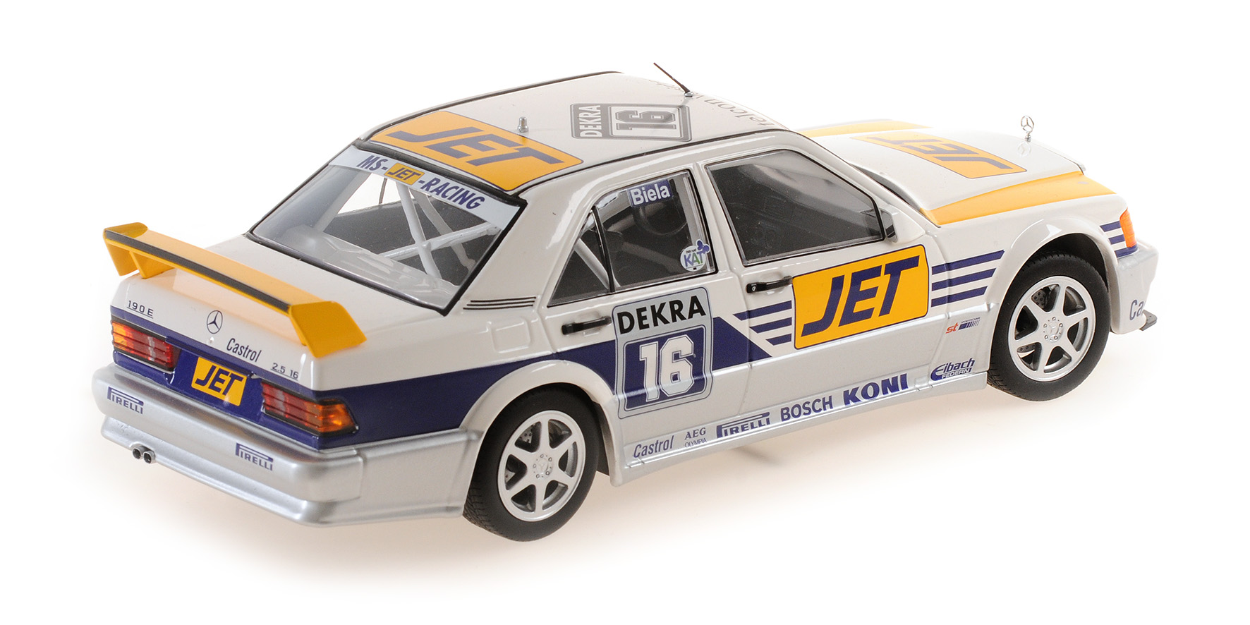MERCEDES-BENZ 190E 2.5-16 EVO 1 - TEAM MS-JET-RACING - FRANK BIELA - DTM 1990