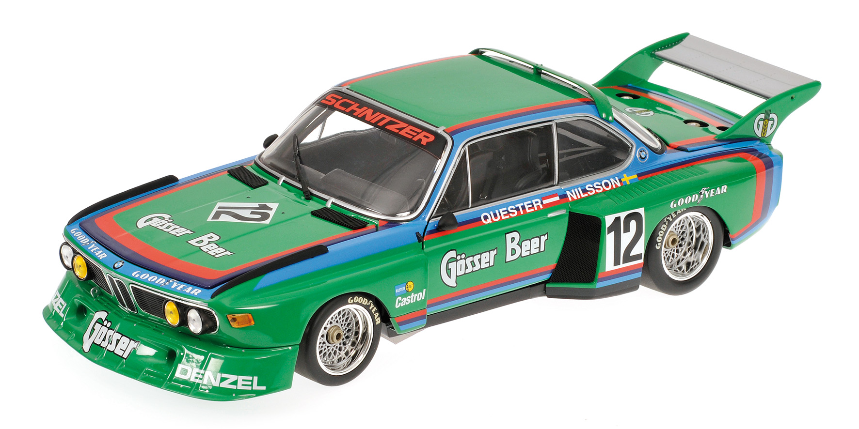 BMW 3.5 CSL - GR. 5 - 'GÖSSER BIER' - TEAM SCHNITZER - QUESTER/NILSSON - WINNERS 6H ZELTWEG - 1976