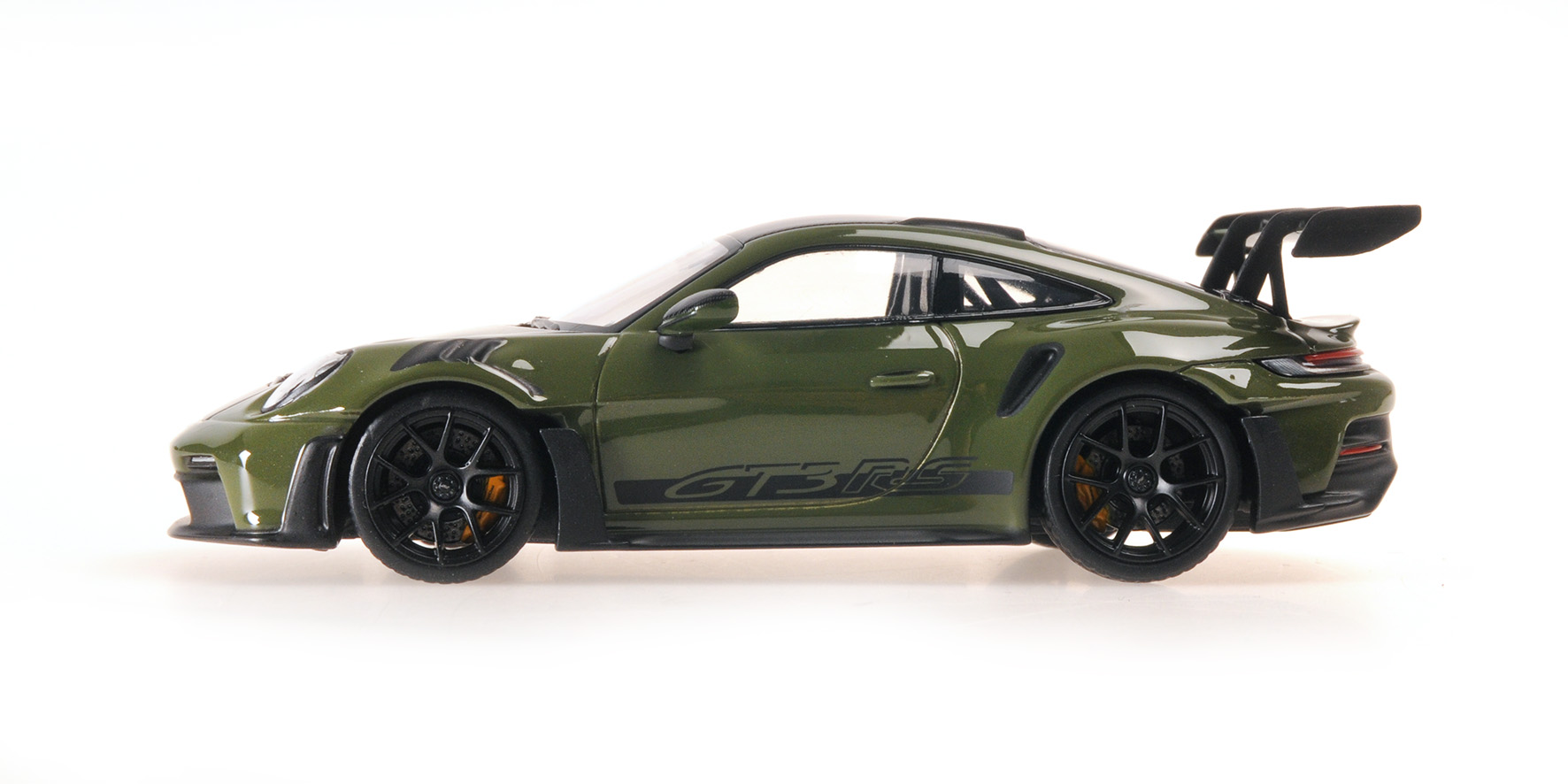 PORSCHE 911 (992) GT3RS - 2024 - NATO OLIVE W BLACK WHEELS