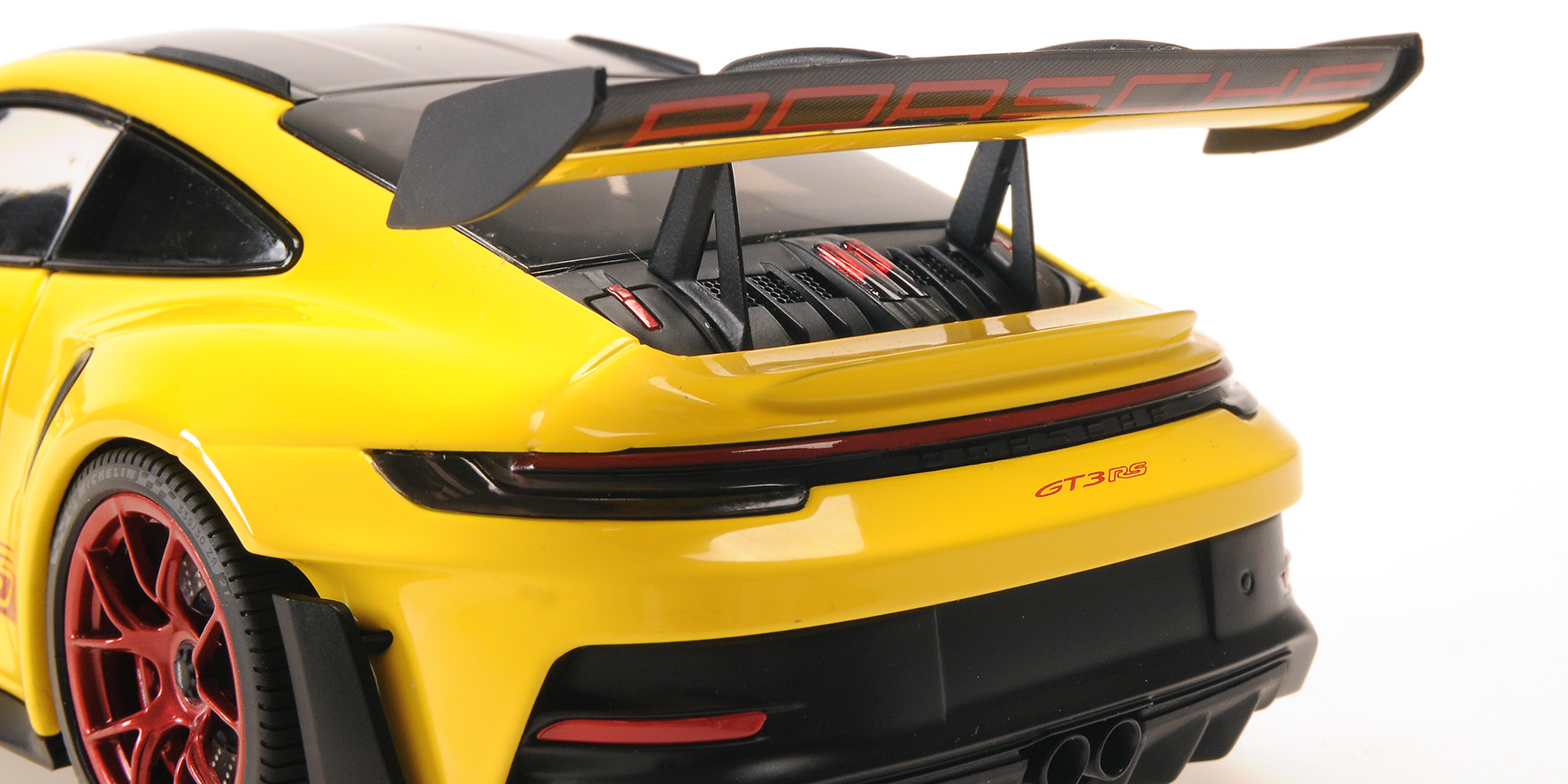 PORSCHE 911 (992) GT3RS - 2024 - YELLOW W/WEISSACH PACKAGE W RED WHEELS