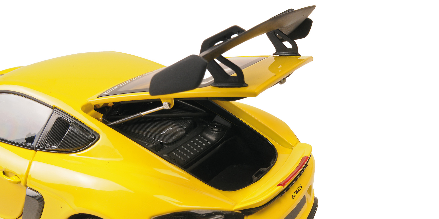 PORSCHE CAYMAN GT4 RS - 2024 -YELLOW W/ WEISSACH PACKAGE