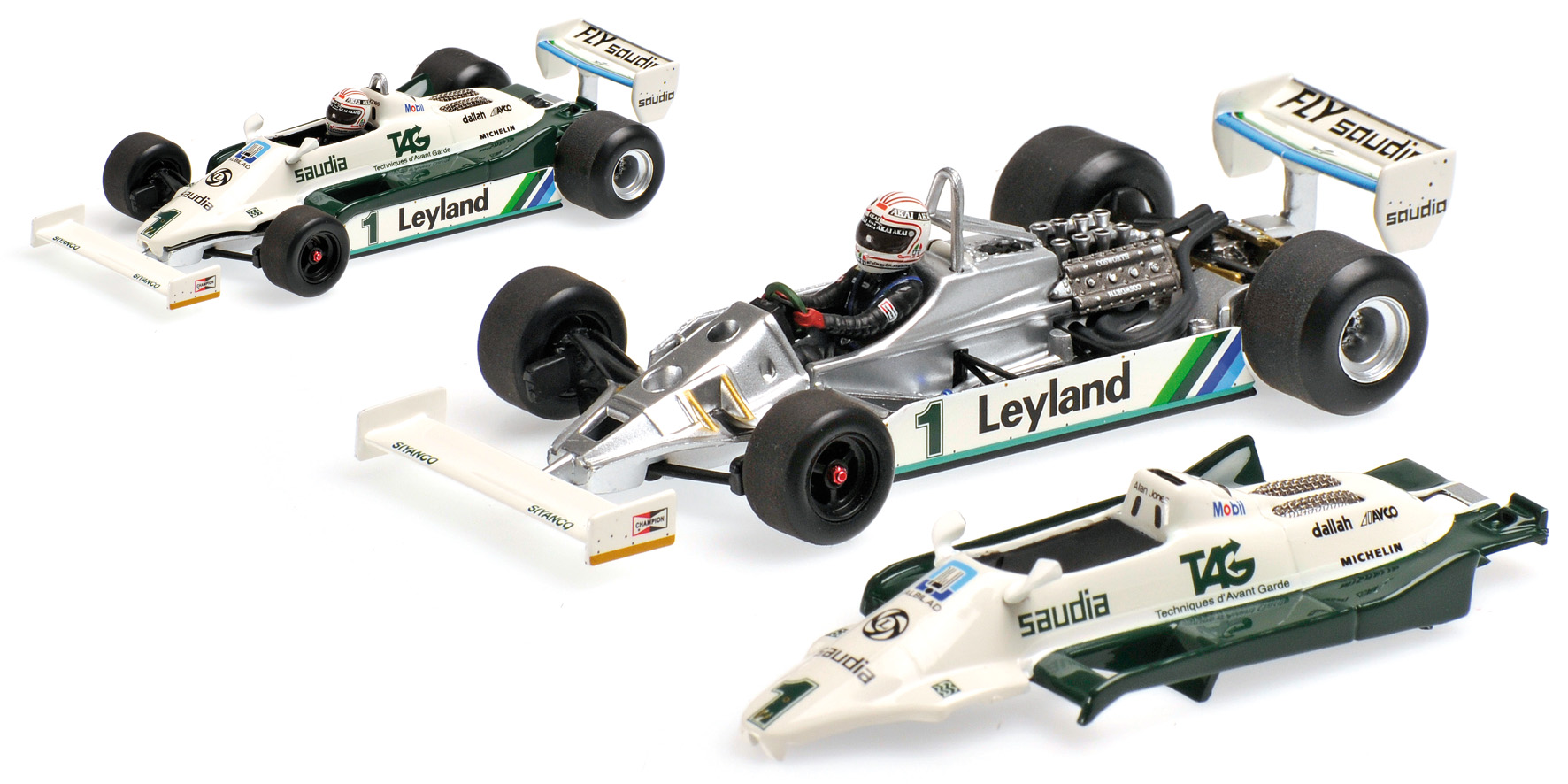 WILLIAMS FORD FW07C - ALAN JONES - 1981 - WITH ENGINE