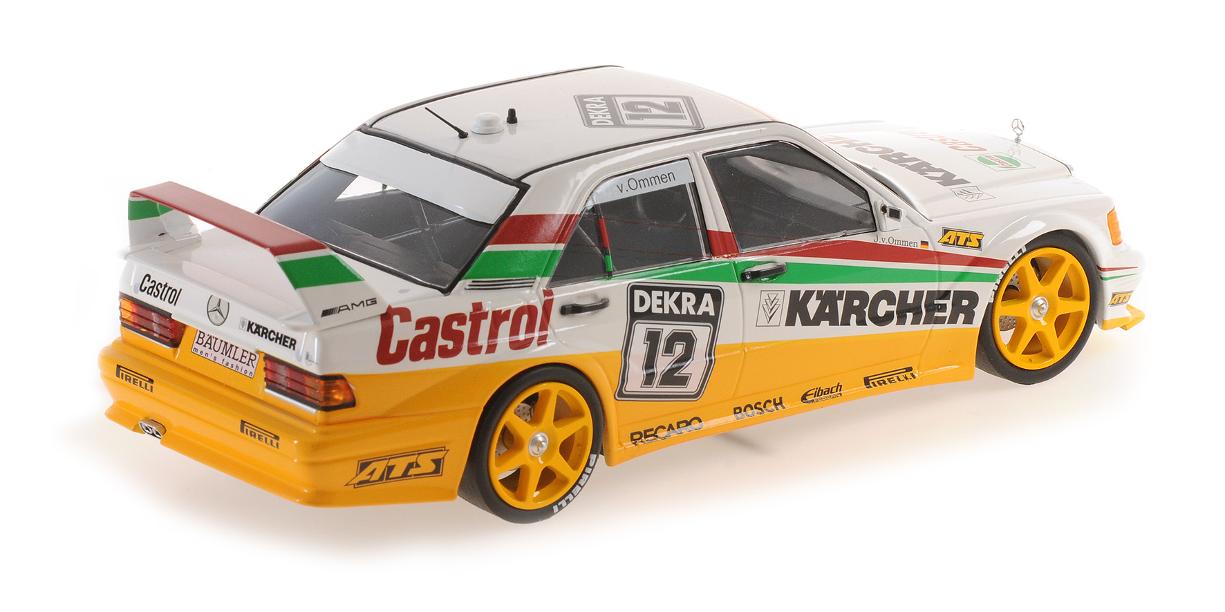 MERCEDES-BENZ 190E 2.5-16 EVO 2 - TEAM MASS-SCHONS - JOERG VAN OMMEN - DTM 1992