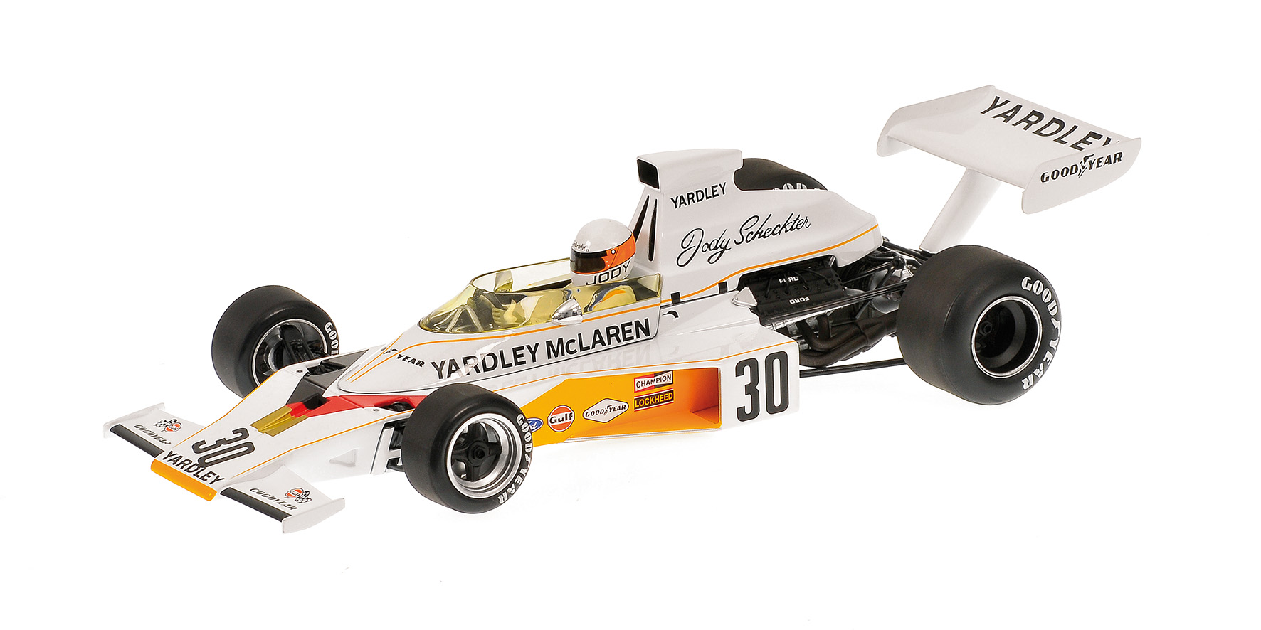MCLAREN FORD M23 - 'YARDLEY' - JODY SCHECKTER - BRITISH GP 1973