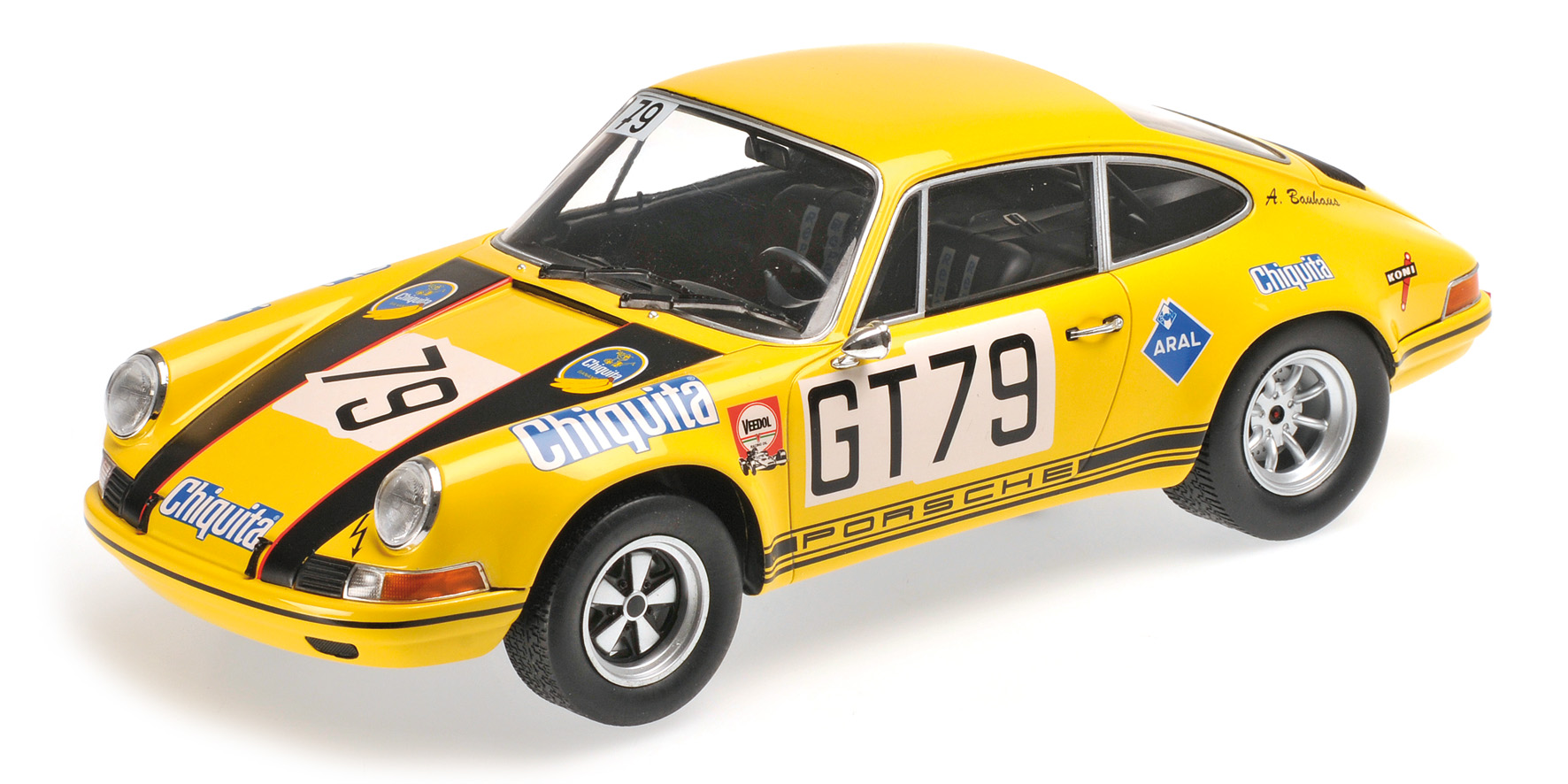 PORSCHE 911 S  - RACING TEAM AAW - FRÖHLICH/TOIVONEN - CLASS WINNERS ADAC 1000 KM-RENNEN 1970