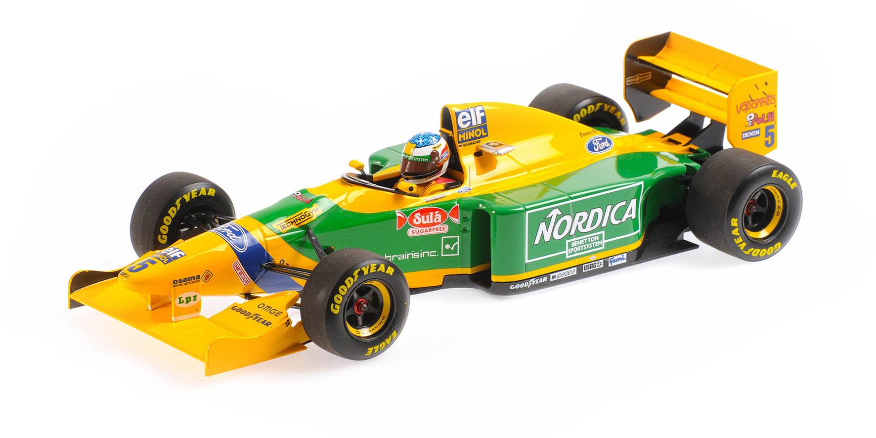 BENETTON FORD B193 - MICHAEL SCHUMACHER - WINNER PORTUGAL GP 1993