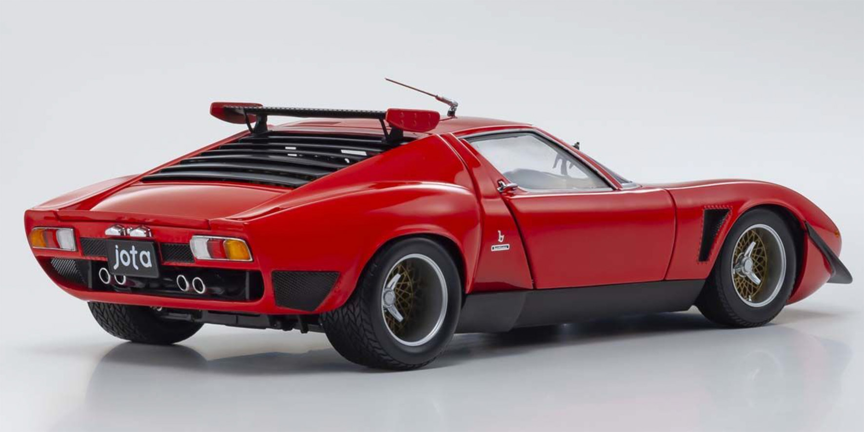 LAMBORGHINI MIURA SVR - RED/BLACK (08319RB)