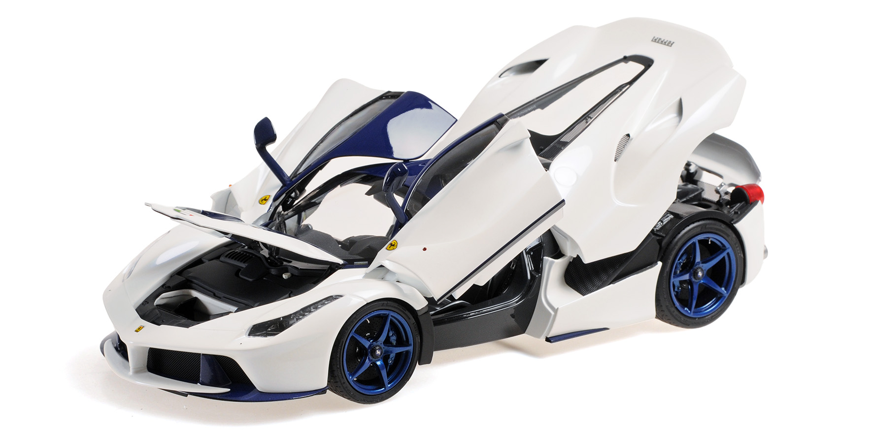 FERRARI LAFERRARI - WHITE/BLUE