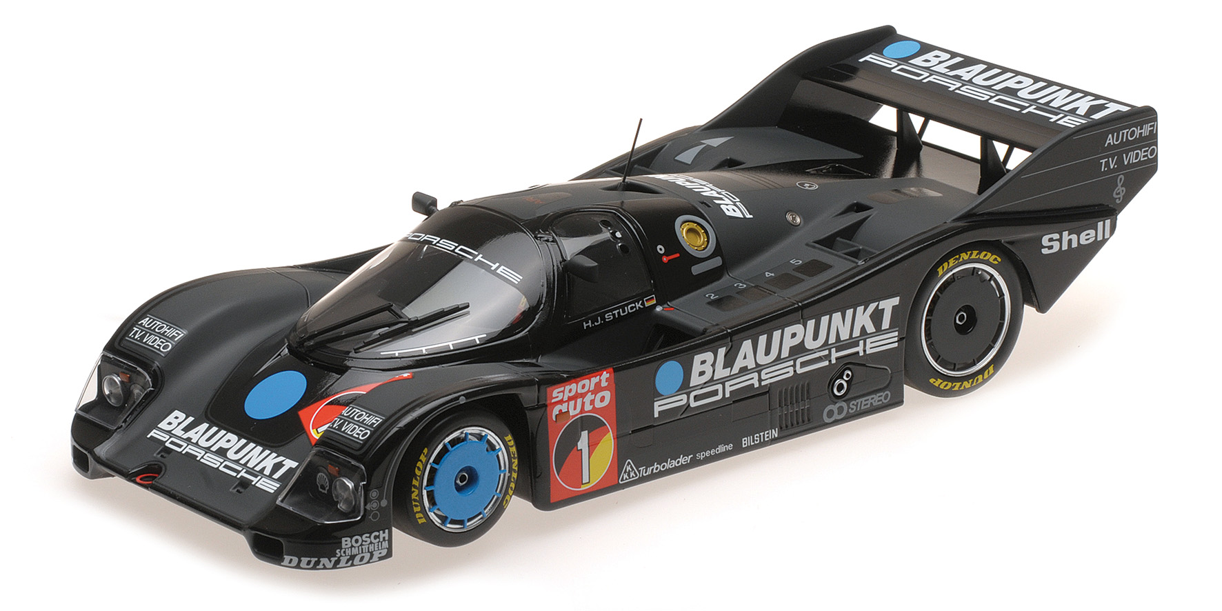 PORSCHE 962C - BLAUPUNKT - HANS-JOACHIM STUCK - SUPERCUP NÜRBURGRING EIFELRENNEN 1986
