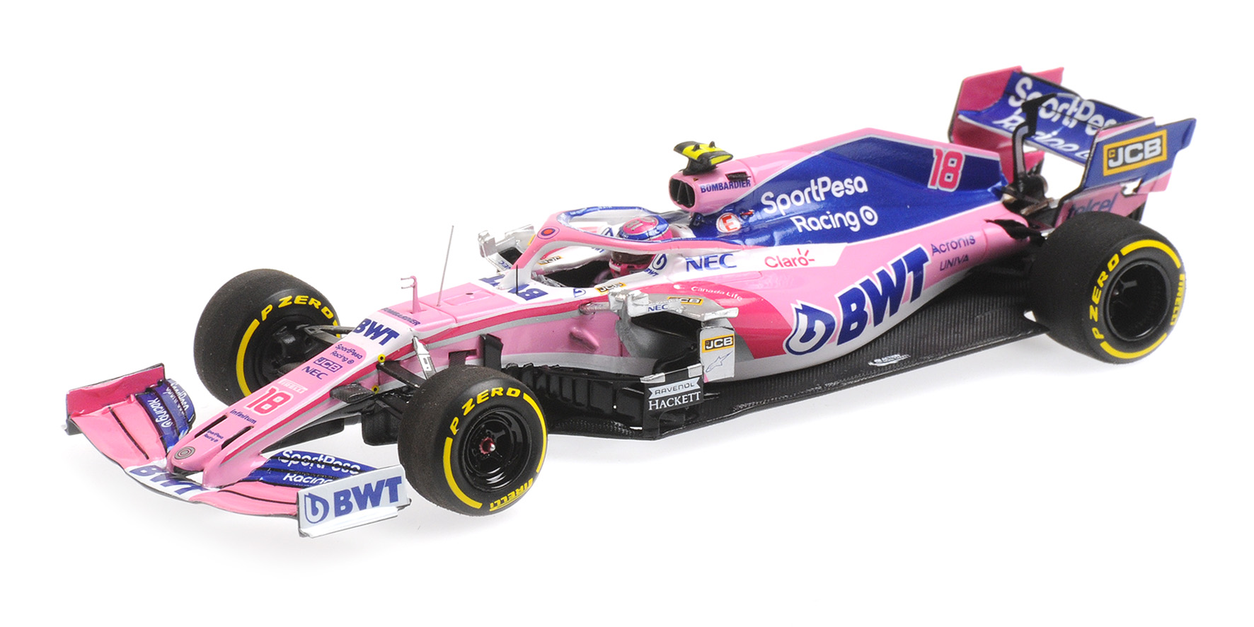 SPORTPESA RACING POINT F1 TEAM MERCEDES RP19 - LANCE STROLL - 2019
