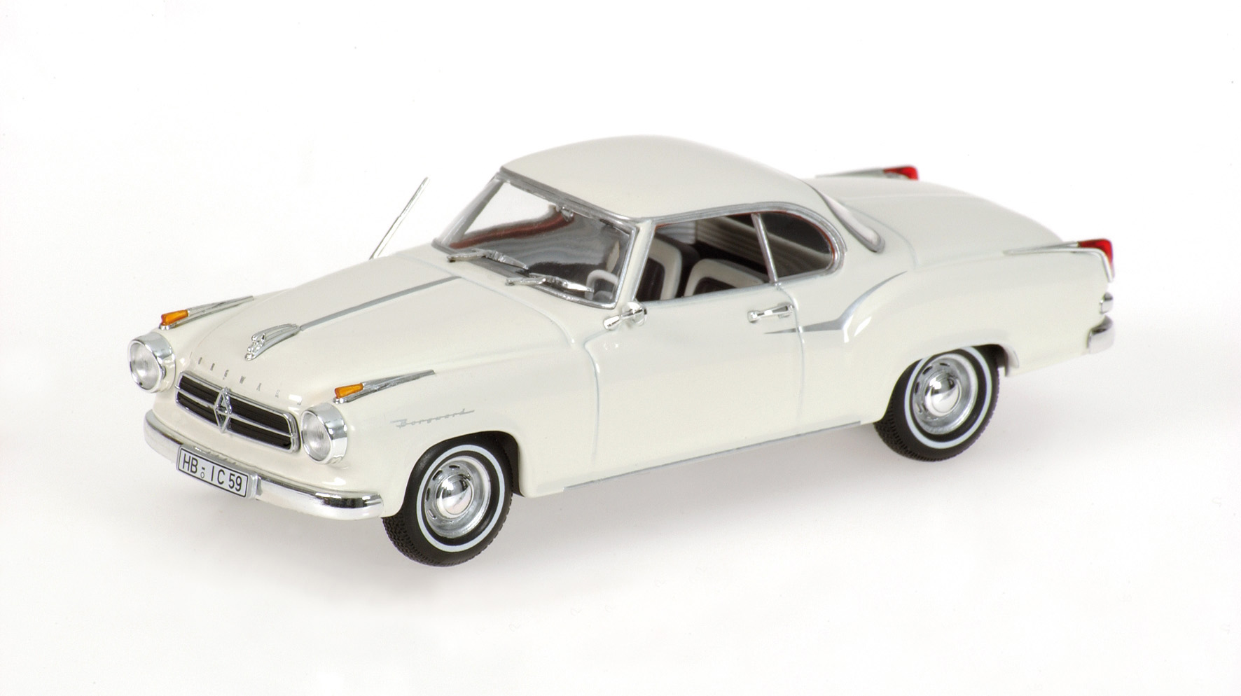 BORGWARD ISABELLA COUPE - 1959 - WHITE