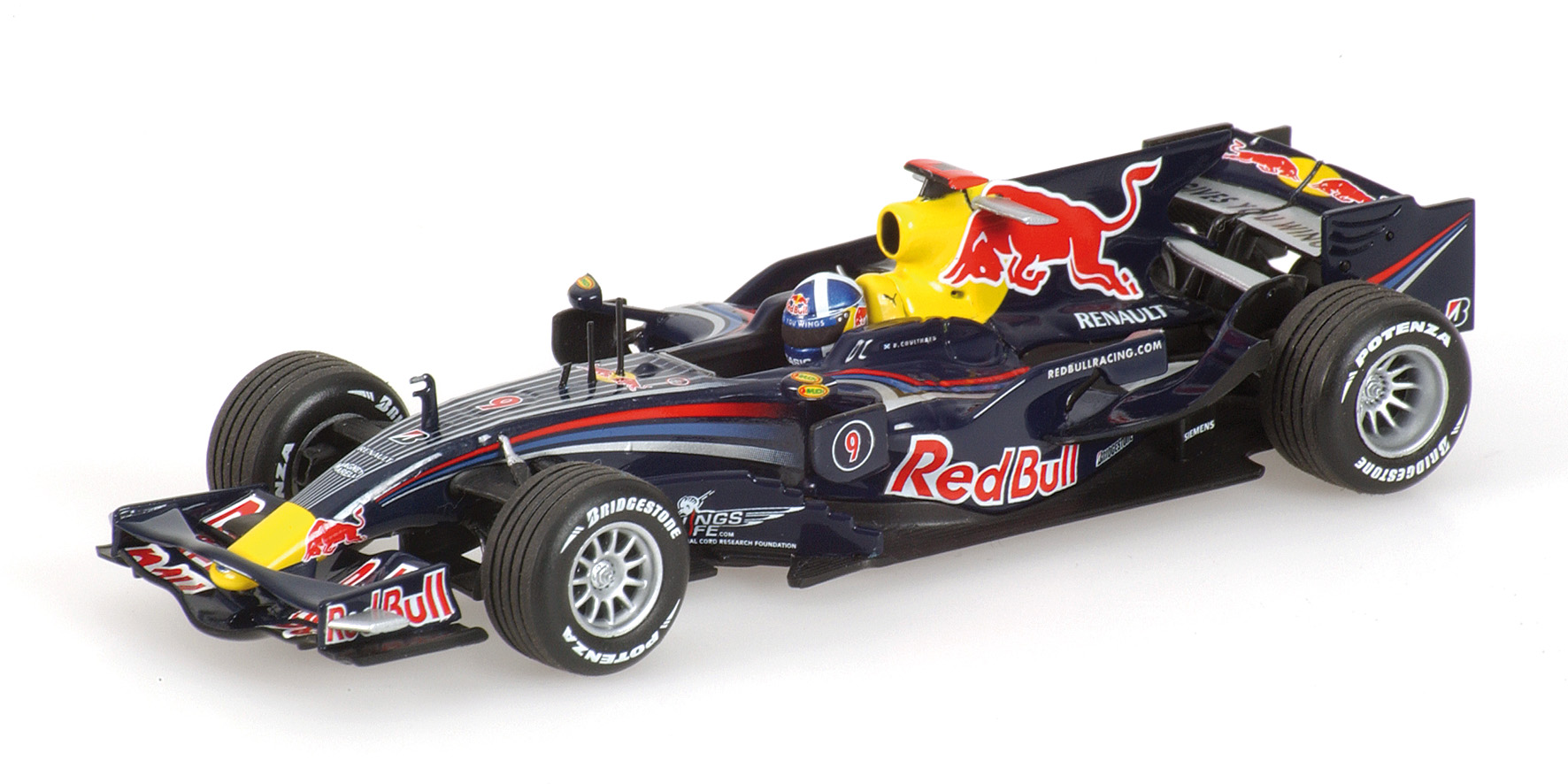 RED BULL RACING RENAULT - RB4 - DAVID COUTHARD - 2008