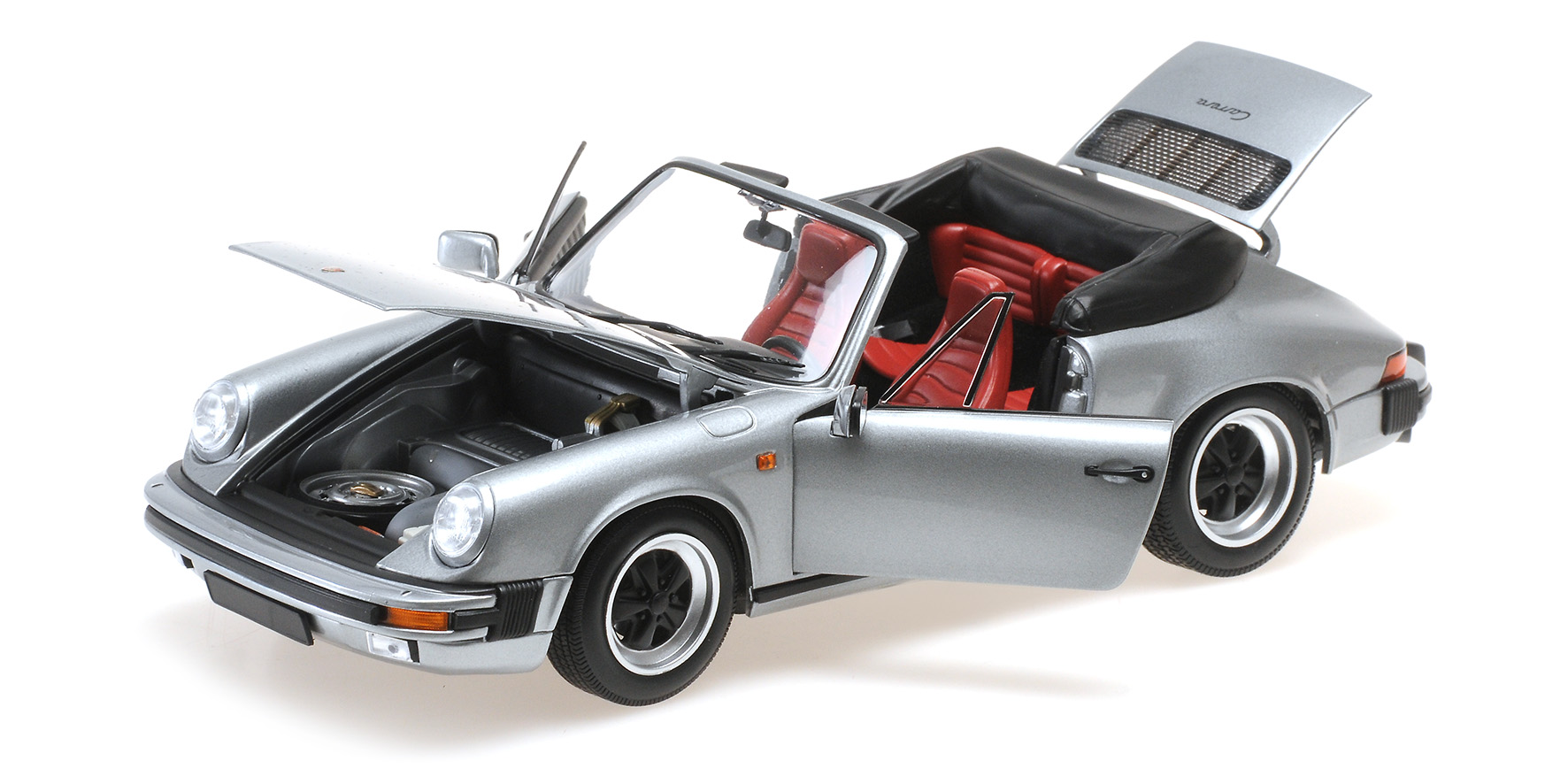 PORSCHE 911 CARRERA 3.2 CABRIOLET - 1983 - GREY METALLIC