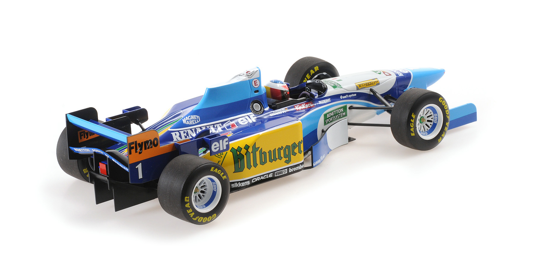 BENETTON RENAULT B195 - MICHAEL SCHUMACHER - WINNER MONACO GP 1995