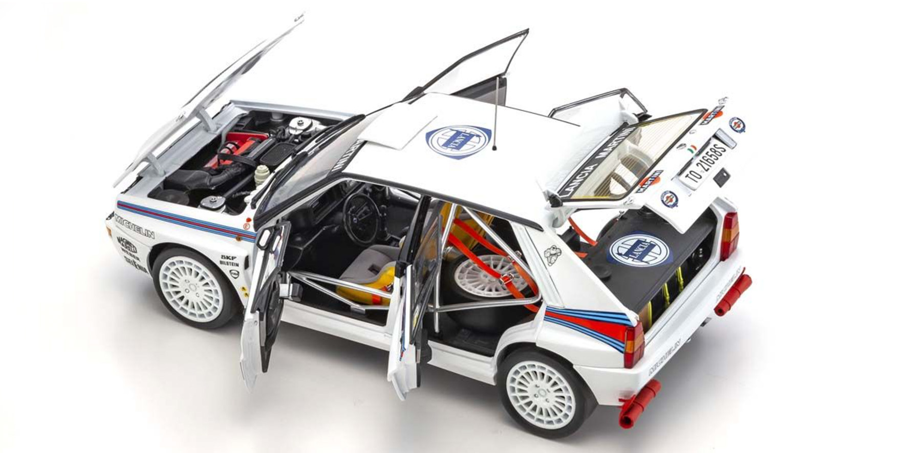 LANCIA DELTA HF INTEGRALE EVOLUTIONE TEST CAR WHITE (08348G)