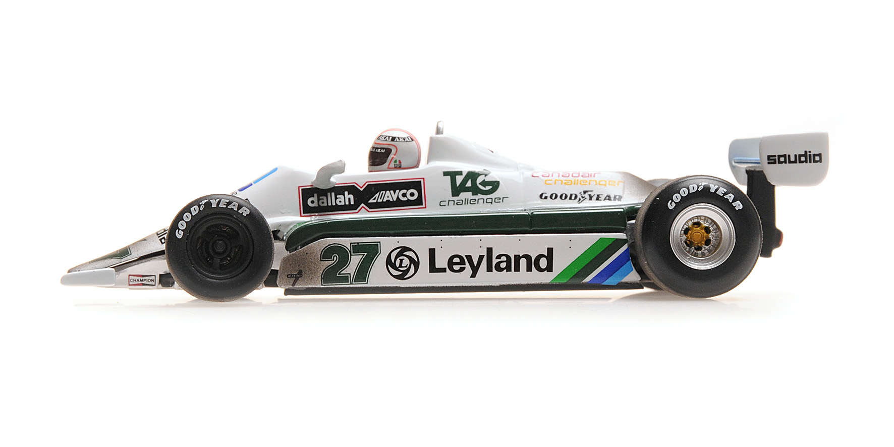 WILLIAMS FORD FW 07B ALAN JONES - WORLD CHAMPION 1980 - DIRTY VERSION