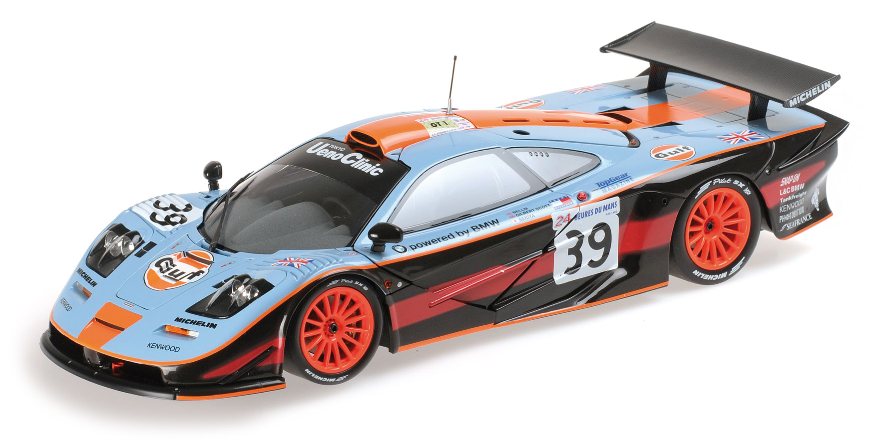 MCLAREN F1 GTR - TEAM DAVIDOFF - BELLM/GILBERT-SCOTT/SEKIYA - 24H LE MANS - 1997