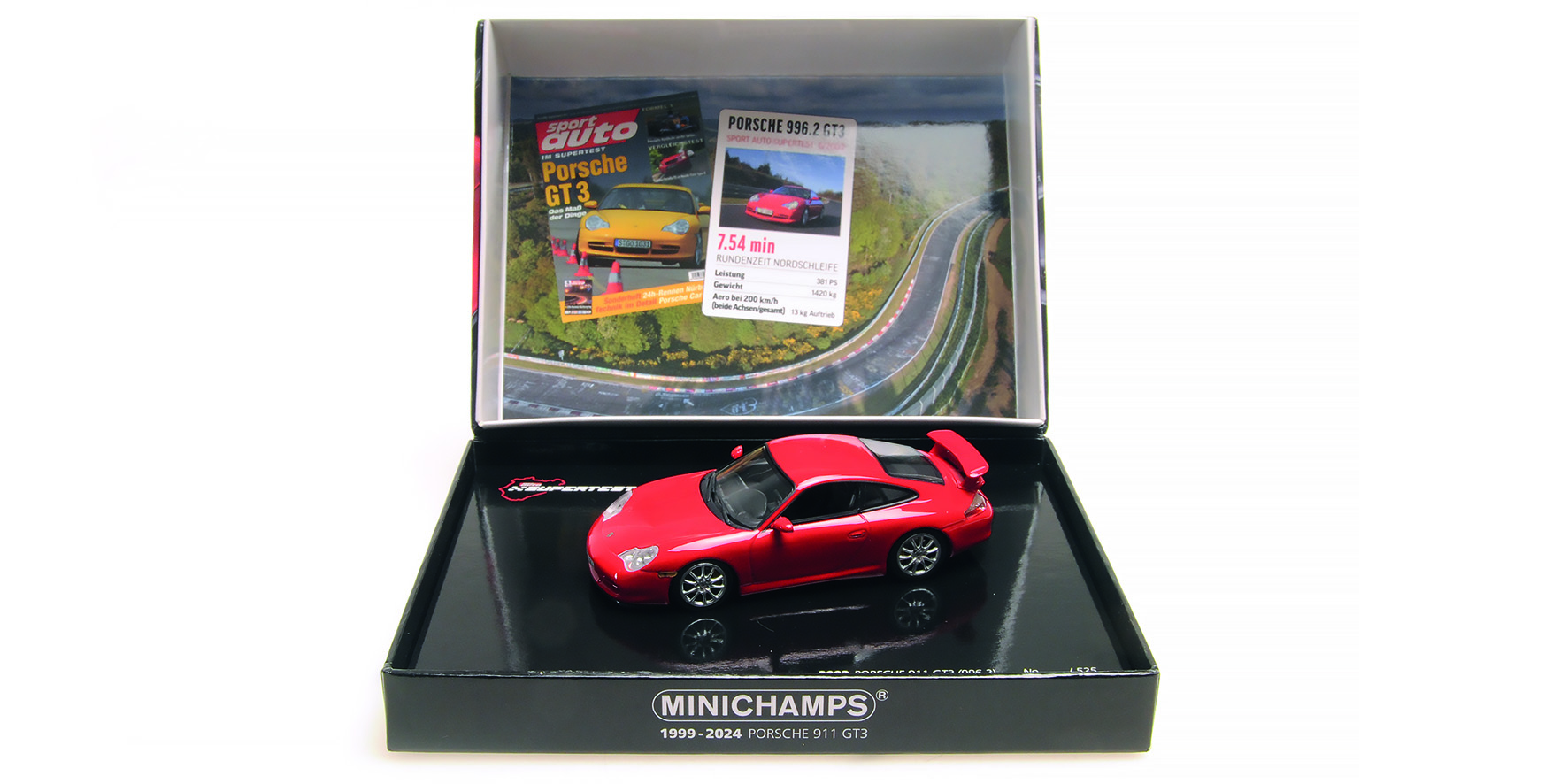 PORSCHE 911 GT3 - 2003 - RED - SPORT AUTO