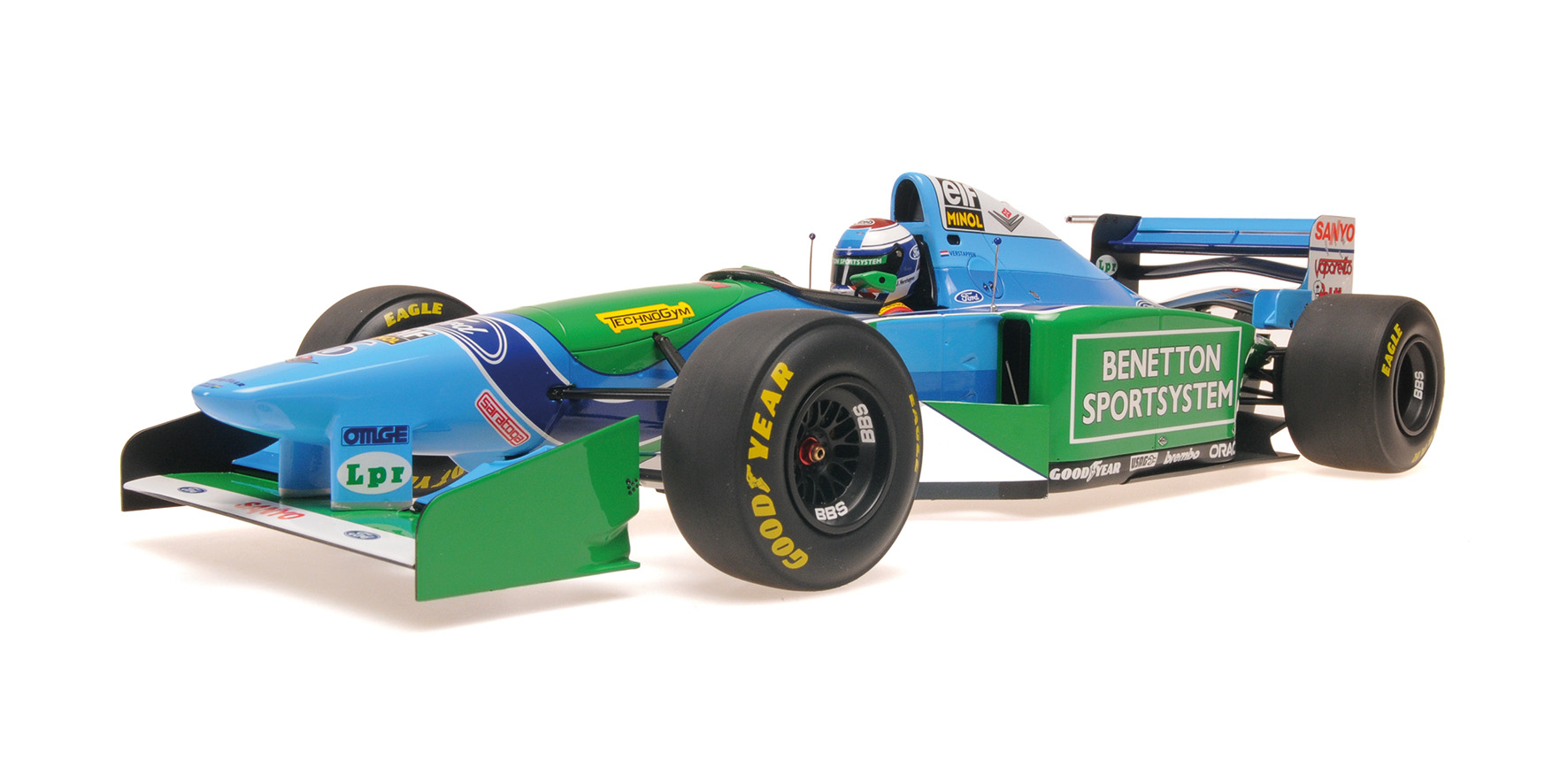 BENETTON FORD B194 - JOS VERSTAPPEN - HUNGARIAN GP 1994