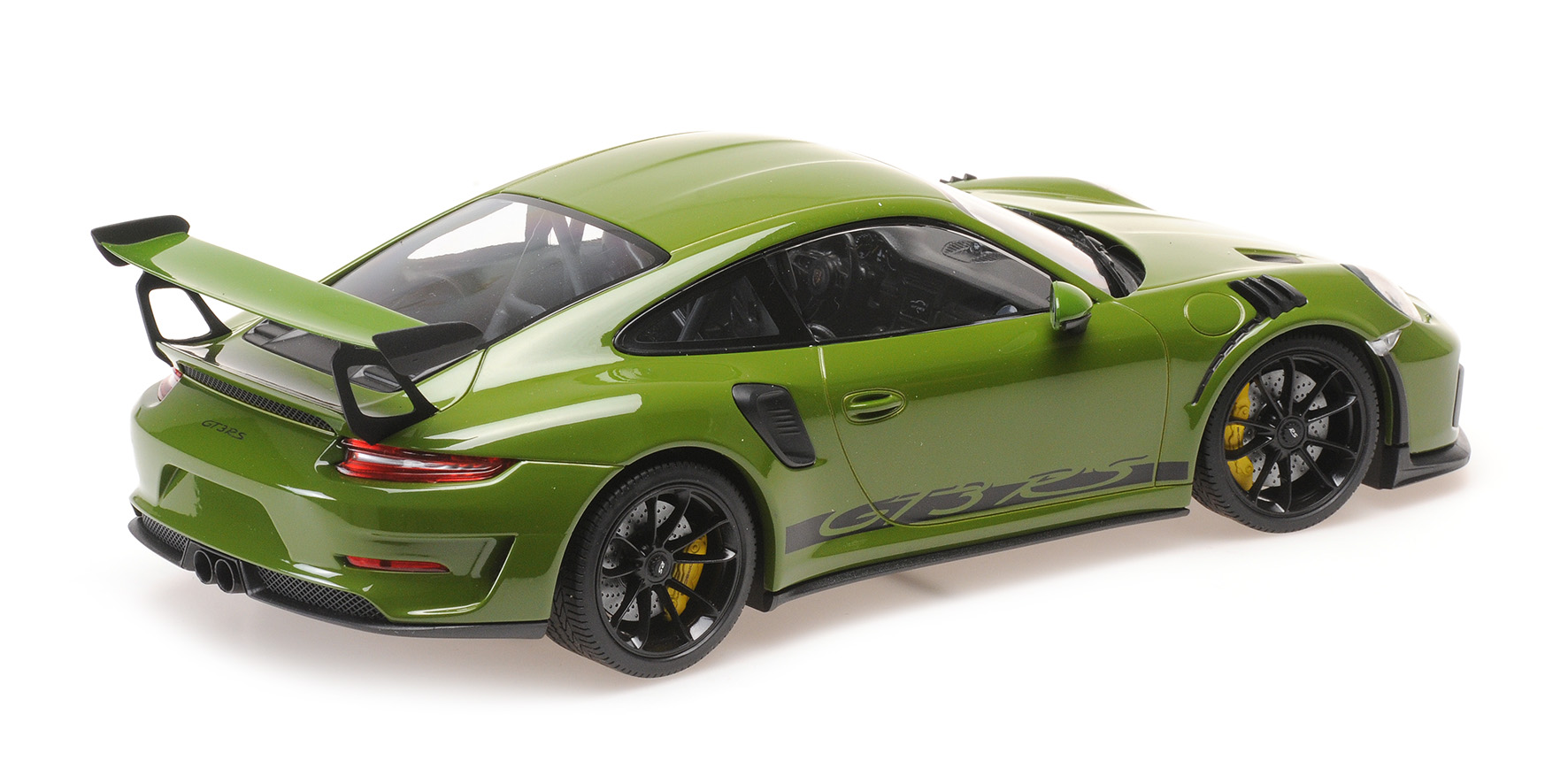 PORSCHE 911 GT3RS (991.2) - 2019 - GREEN W/WORDING W/ BLACK WHEELS