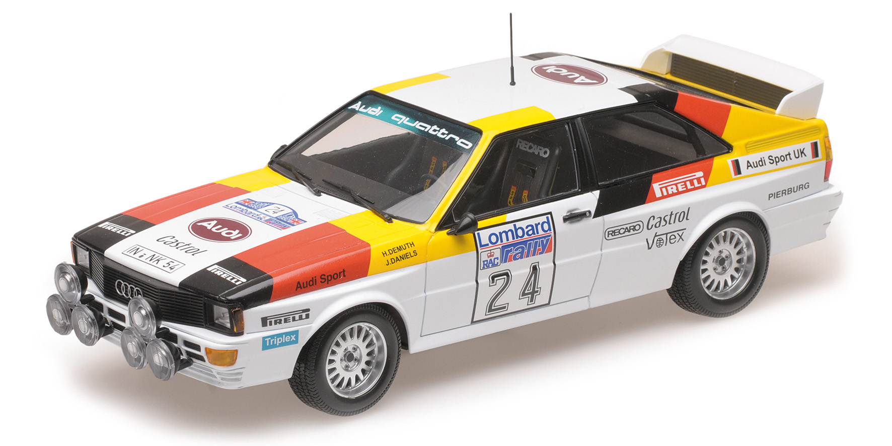 AUDI QUATTRO - AUDI SPORT - DEMUTH/DANIELS - LOMBARD RAC RALLY 1982