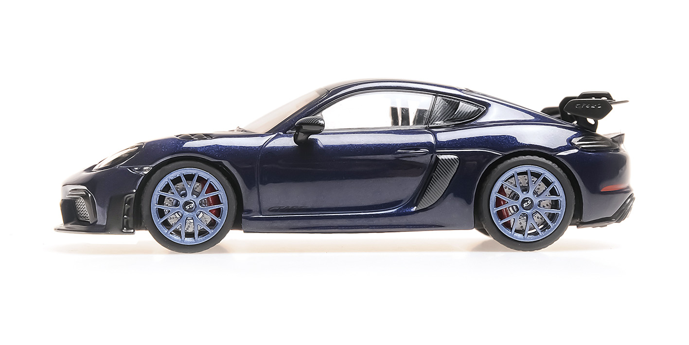 PORSCHE CAYMAN GT4 RS - 2021 - BLUE W/ BLUE WHEELS