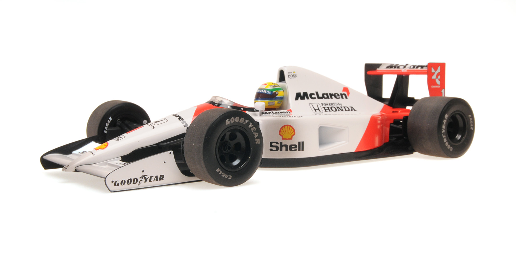 MCLAREN HONDA MP4/6 - AYRTON SENNA - WORLD CHAMPION 1991 - DIRTY VERSION