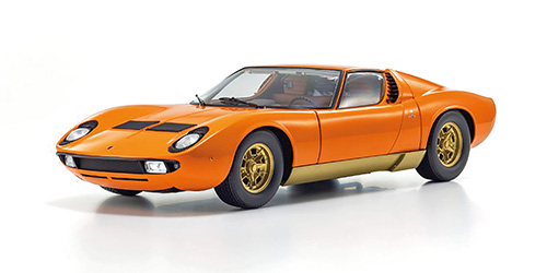 LAMBORGHINI MIURA P400 - ORANGE/BROWN INTERIOR (08621PB)